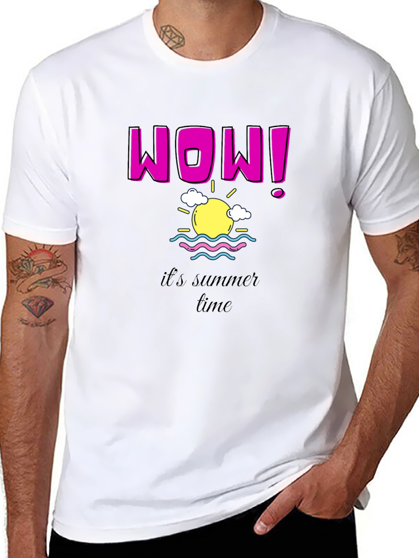 WOW! Its Summer Time Graphic Tee