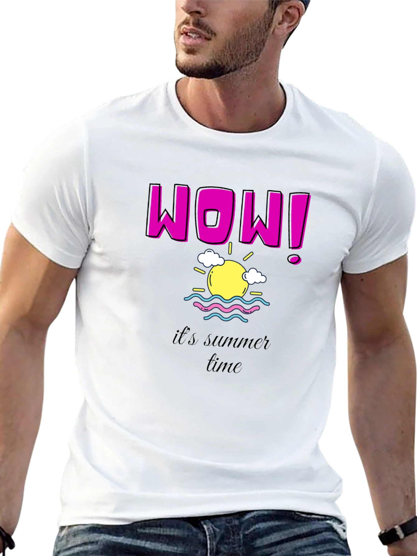 WOW! Its Summer Time Graphic Tee