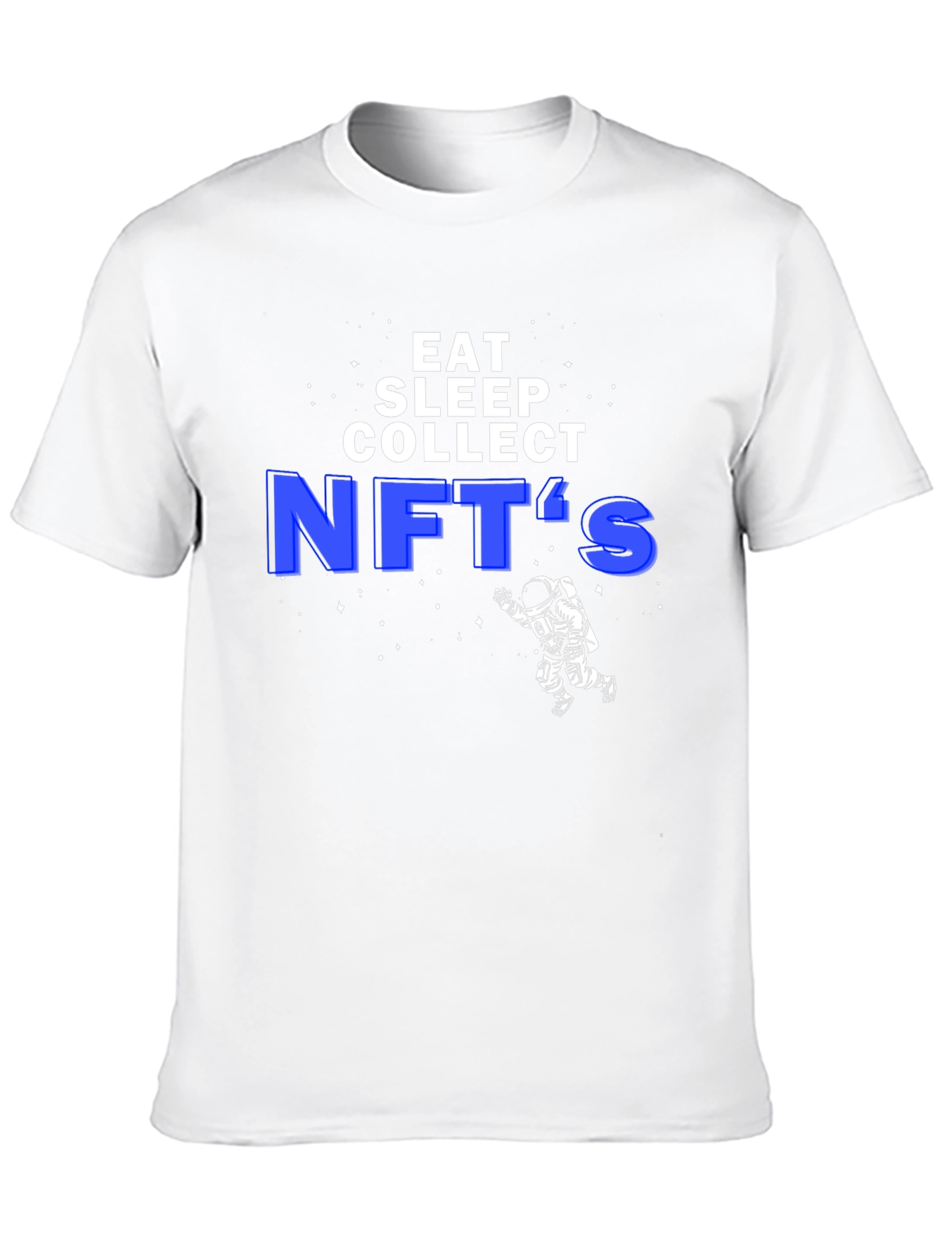 Eat Sleep Collect NFTs Graphic Tee