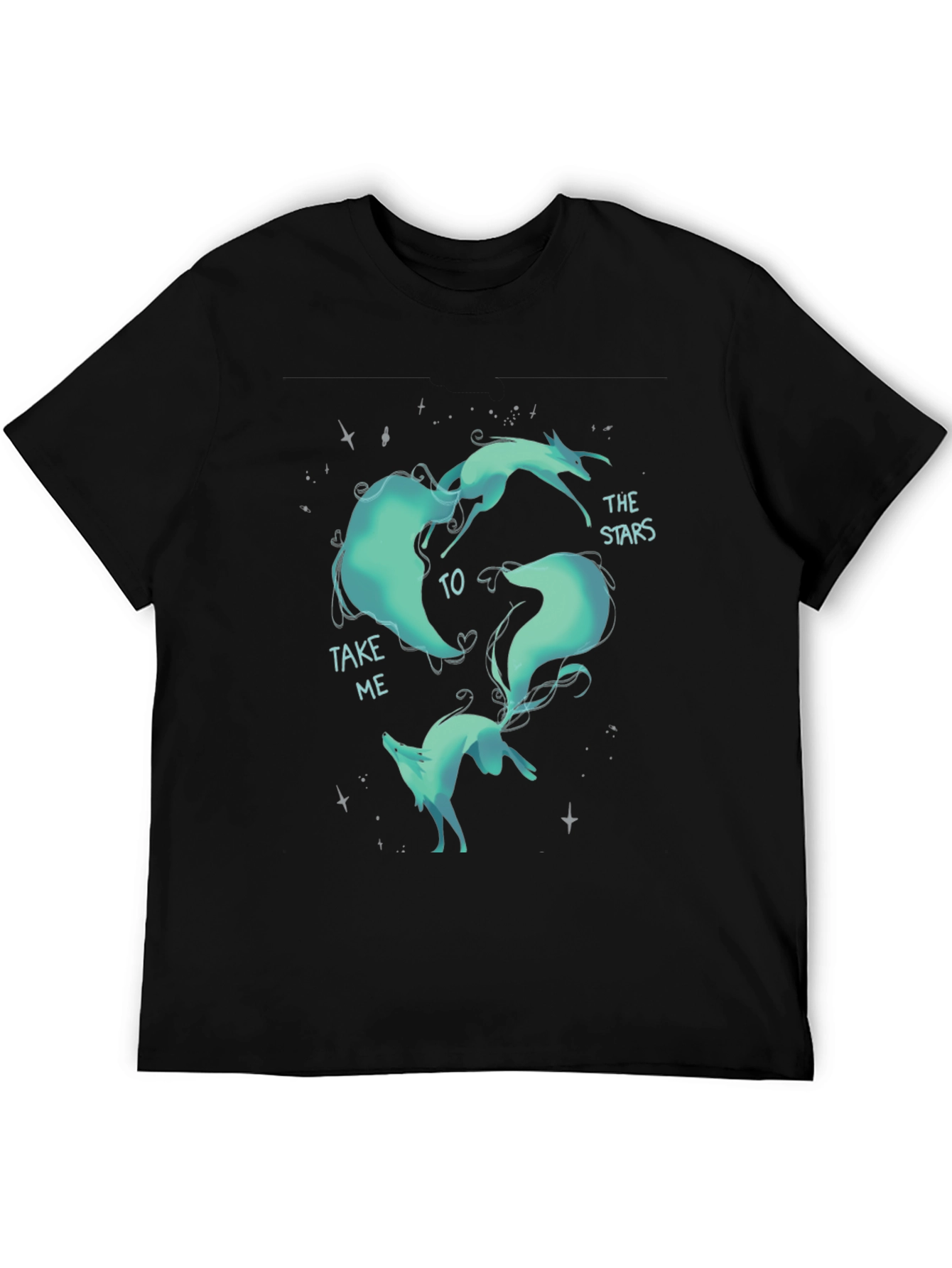 Celestial Fox Graphic T-Shirt