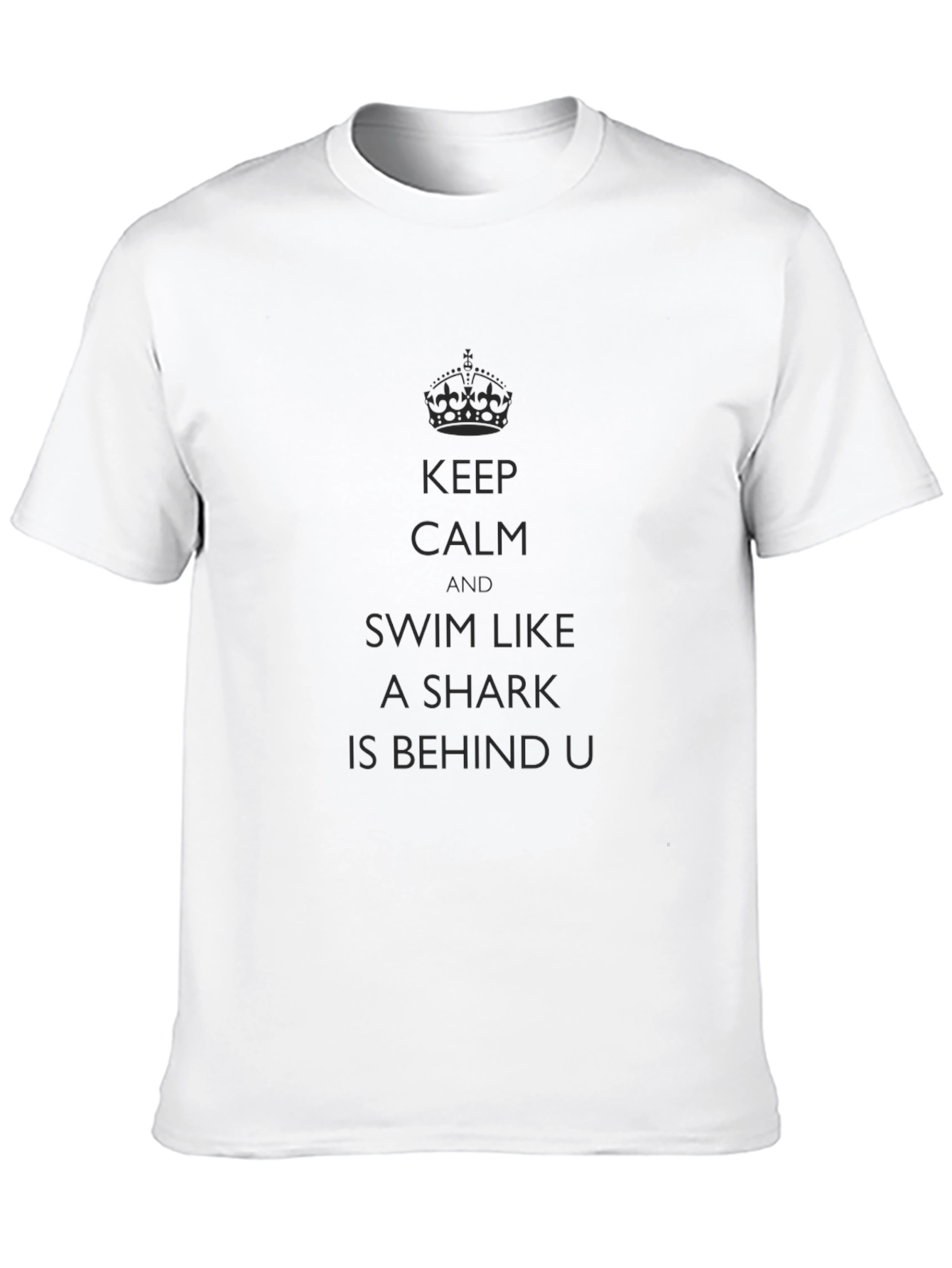 Keep Calm Shark T-Shirt - Dark Humor Tee