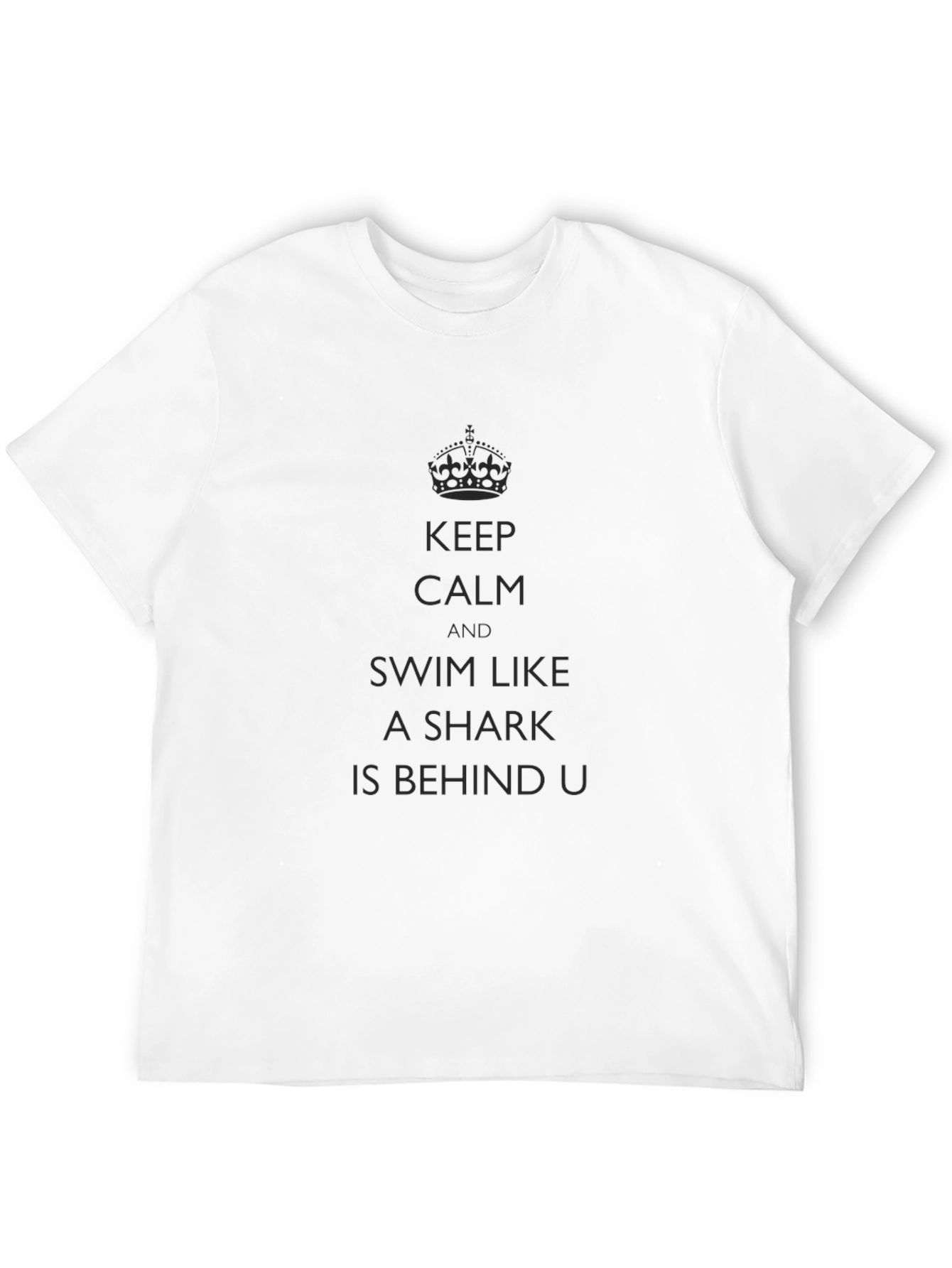 Keep Calm Shark T-Shirt - Dark Humor Tee