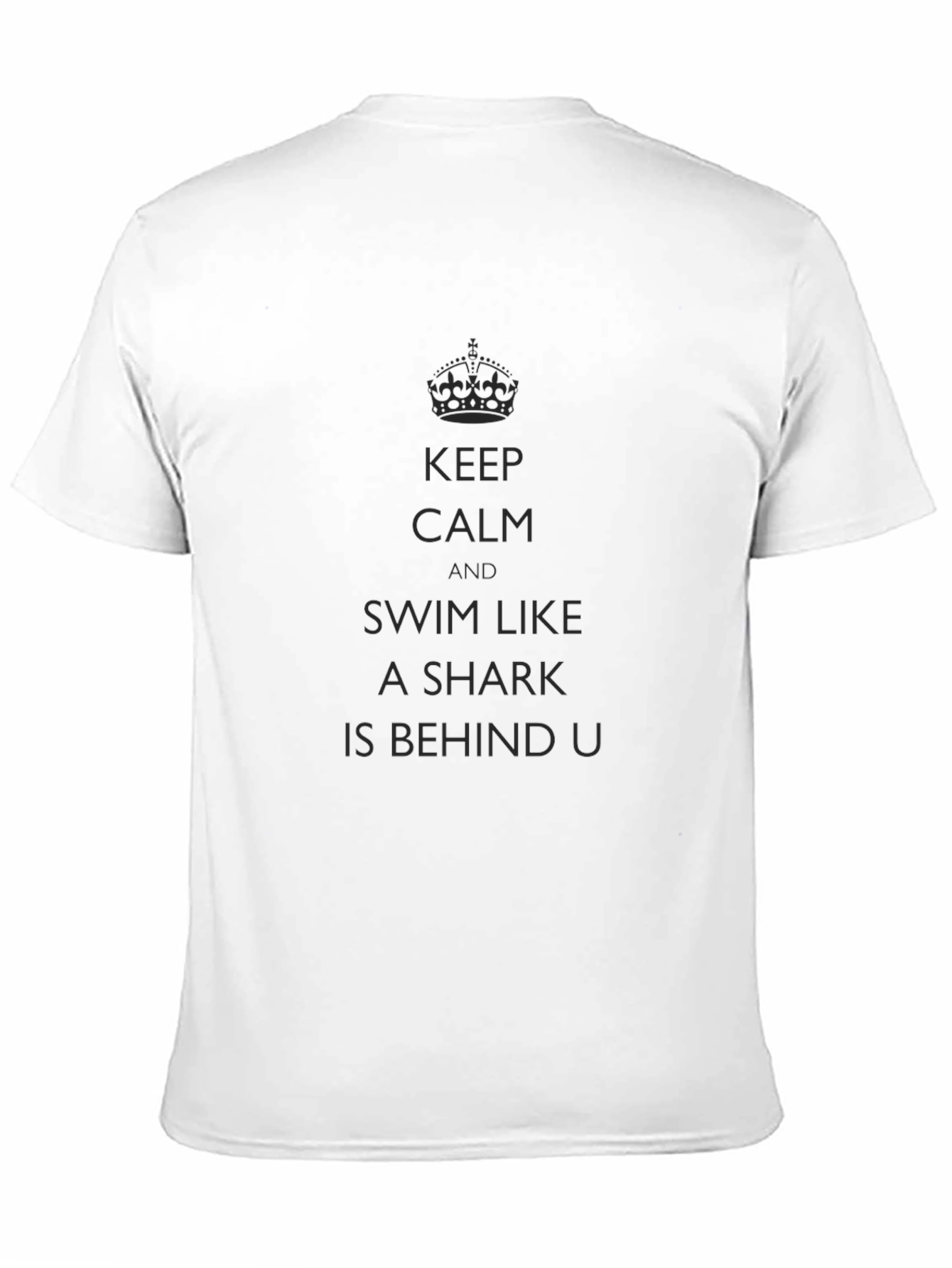 Keep Calm Shark T-Shirt - Dark Humor Tee