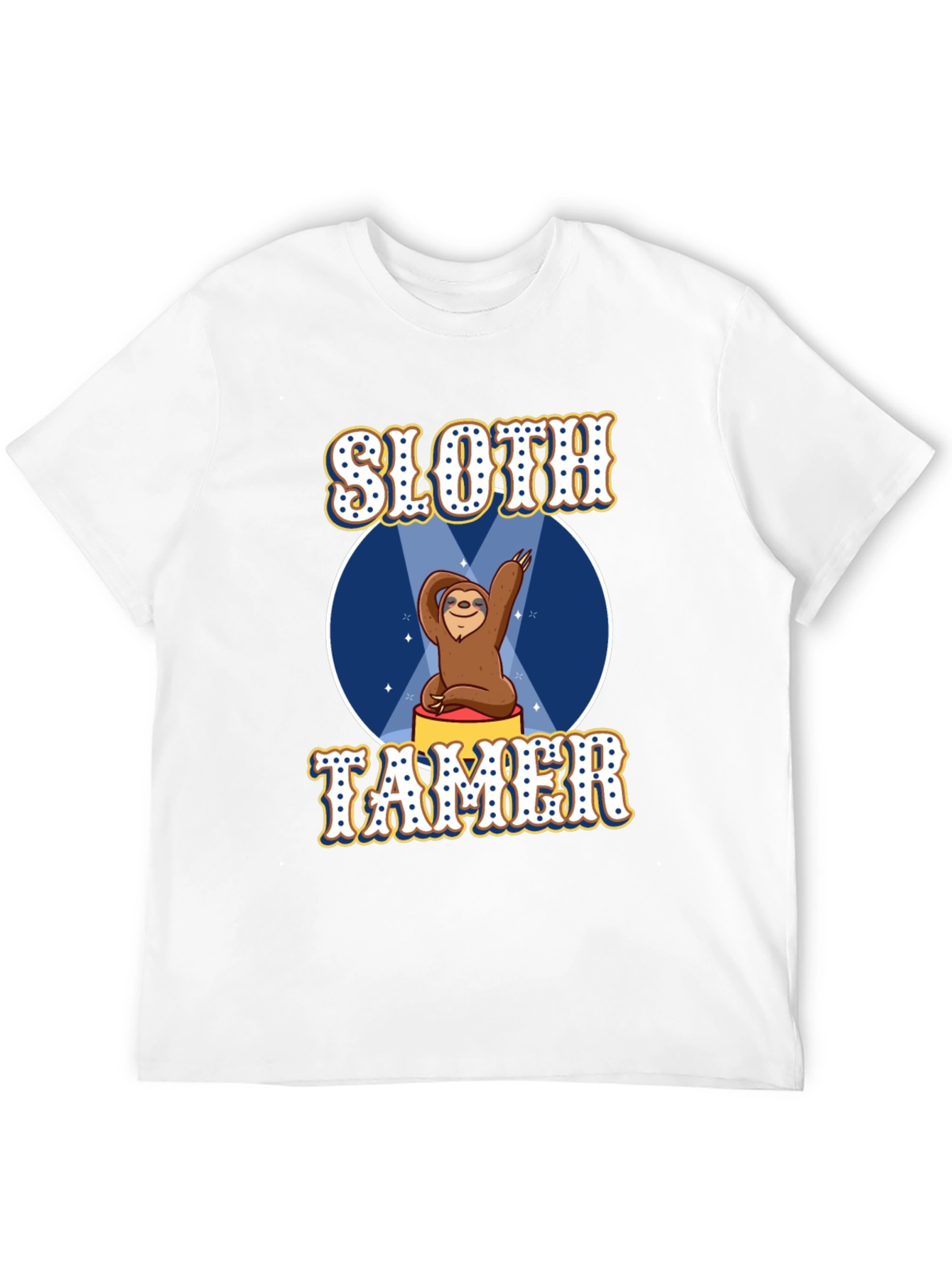 Sloth Tamer Graphic Tee - Funny Animal Lover T-Shirt