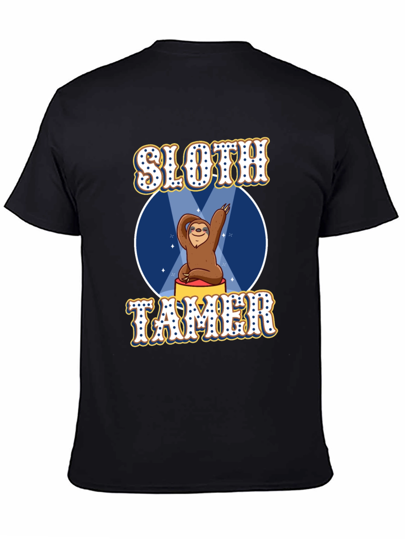Sloth Tamer Graphic Tee - Funny Animal Lover T-Shirt
