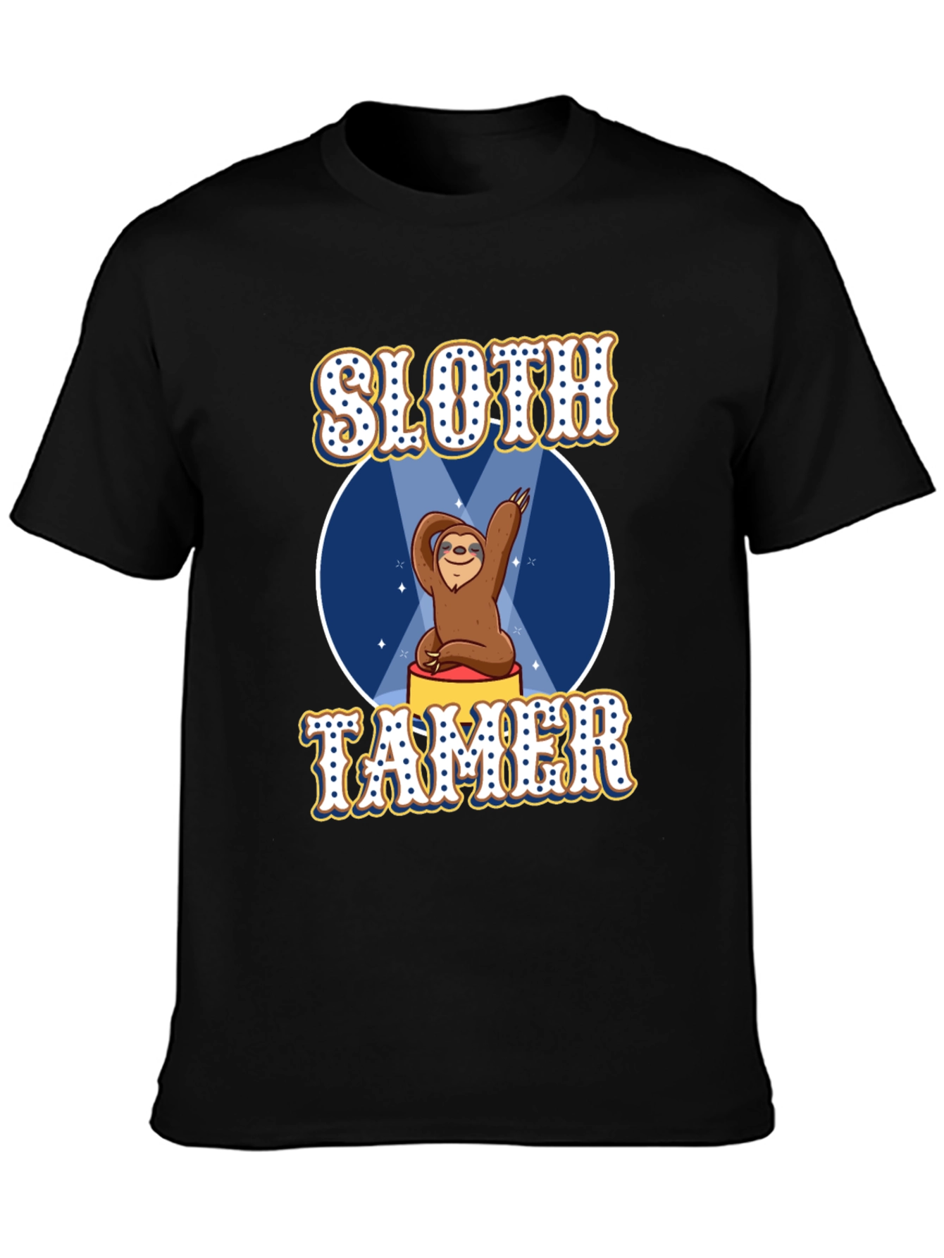 Sloth Tamer Graphic Tee - Funny Animal Lover T-Shirt