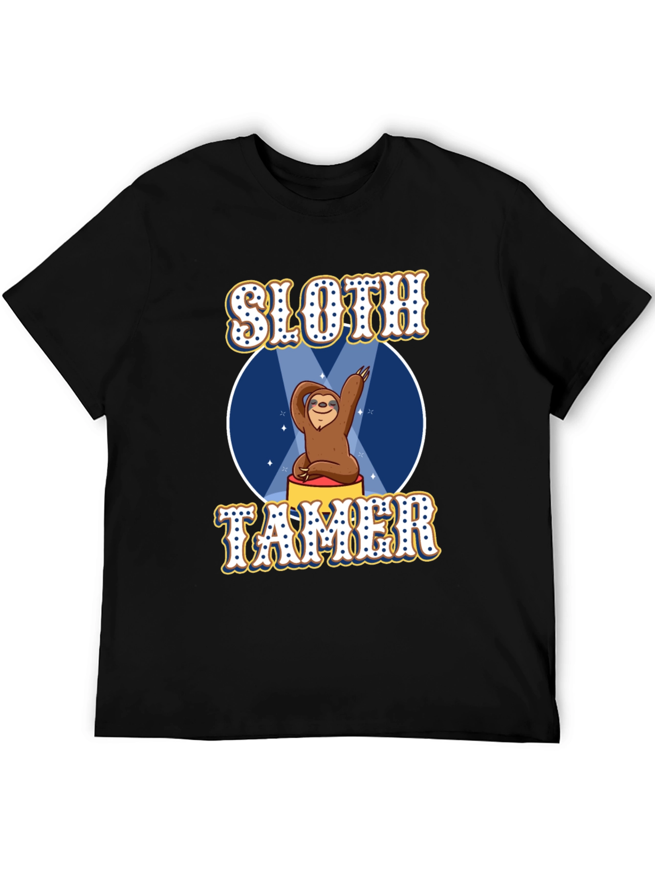 Sloth Tamer Graphic Tee - Funny Animal Lover T-Shirt