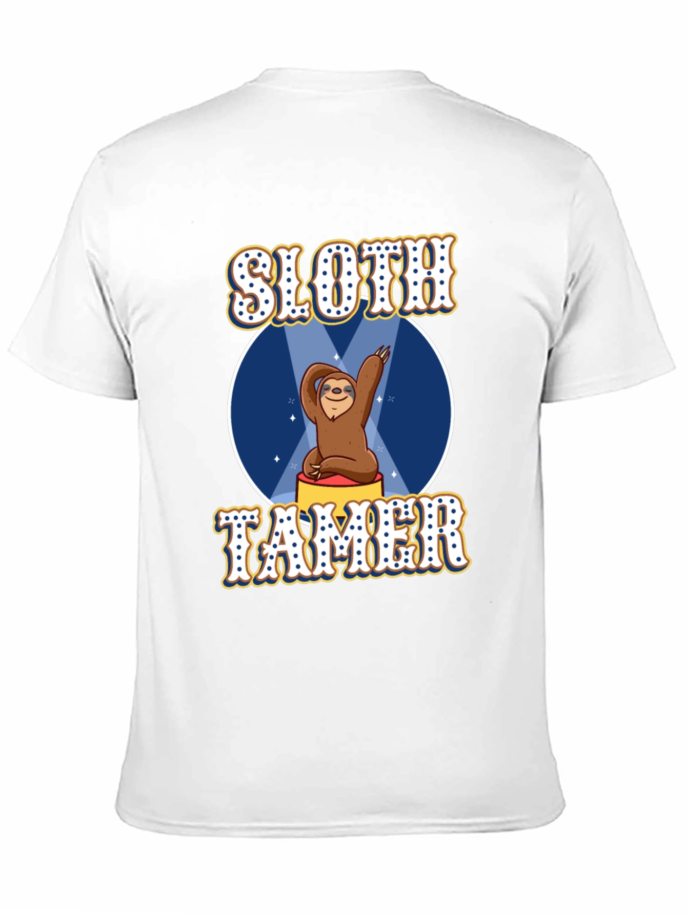 Sloth Tamer Graphic Tee - Funny Animal Lover T-Shirt