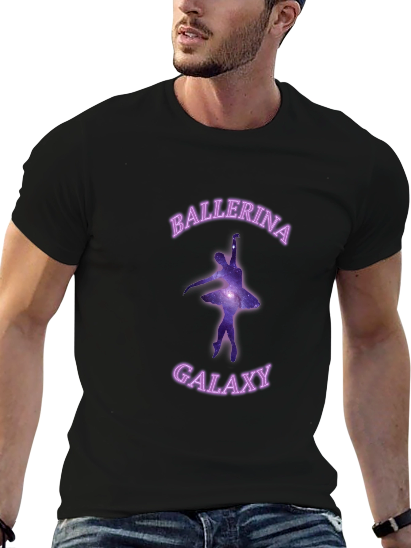 Ballerina Galaxy Graphic T-Shirt