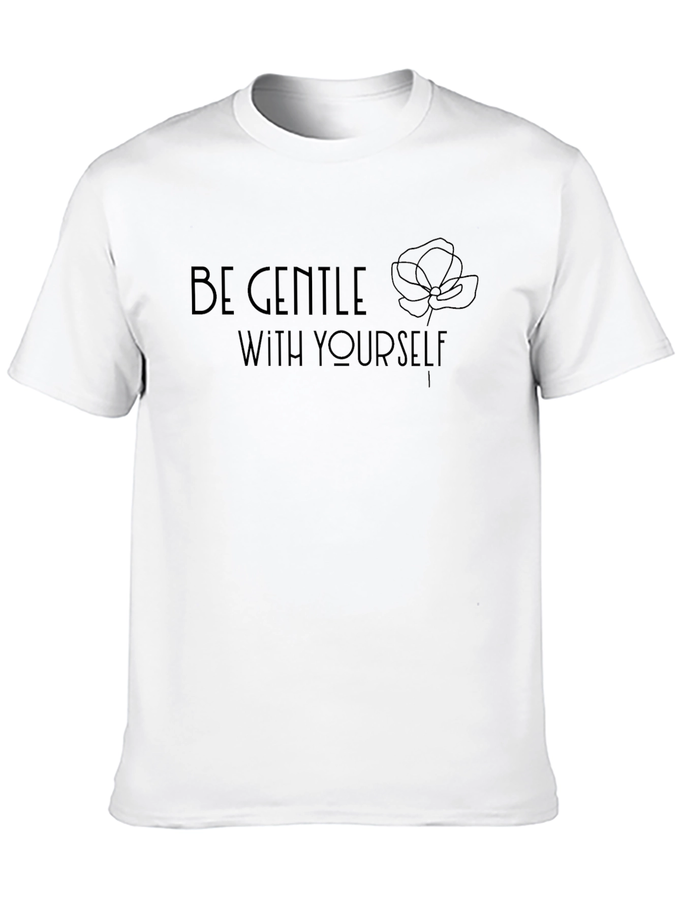 Be Gentle With Yourself T-Shirt - Black