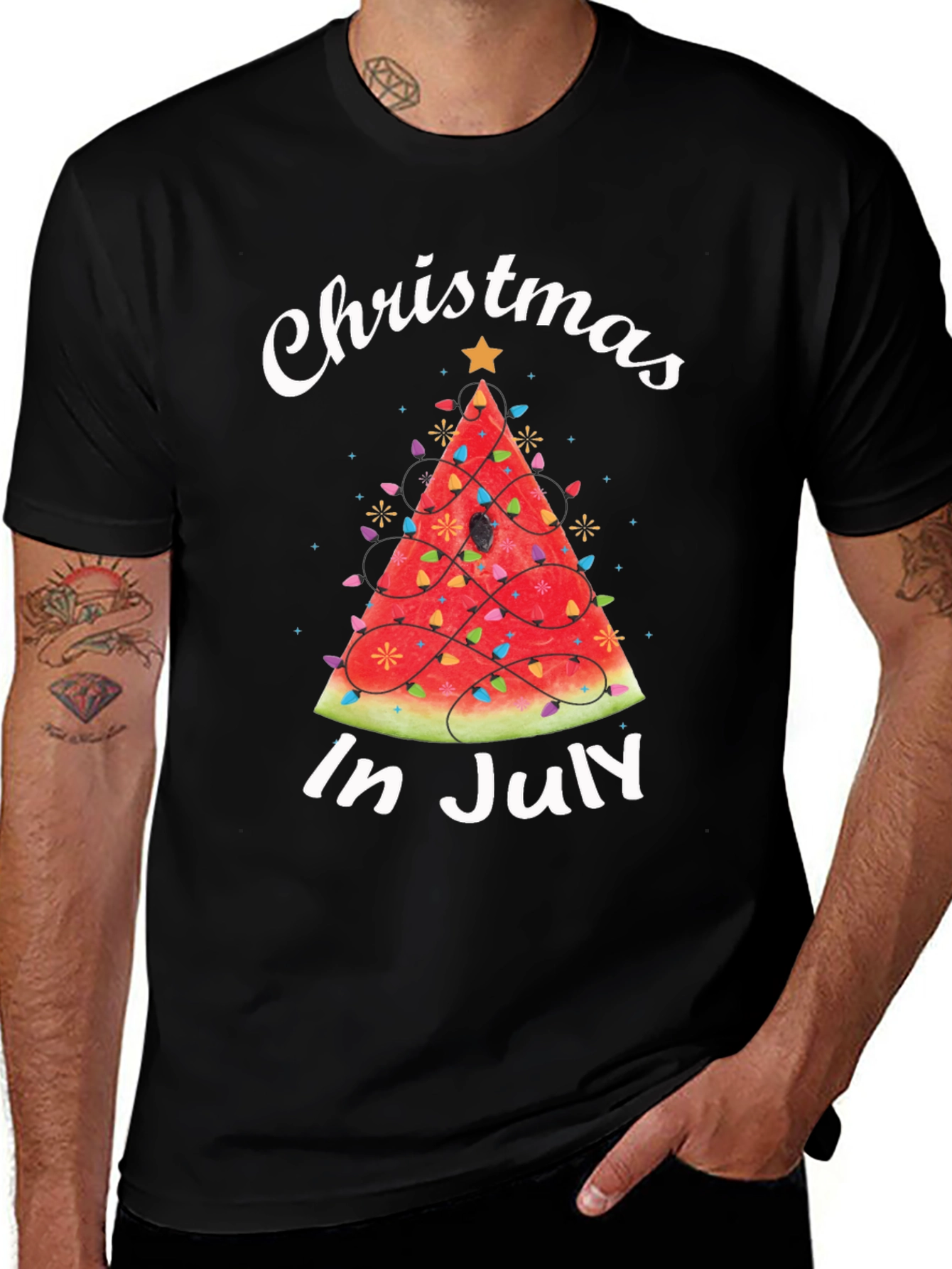 Christmas in July Watermelon T-Shirt