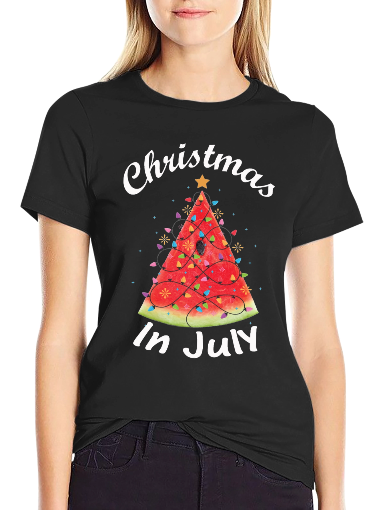 Christmas in July Watermelon T-Shirt