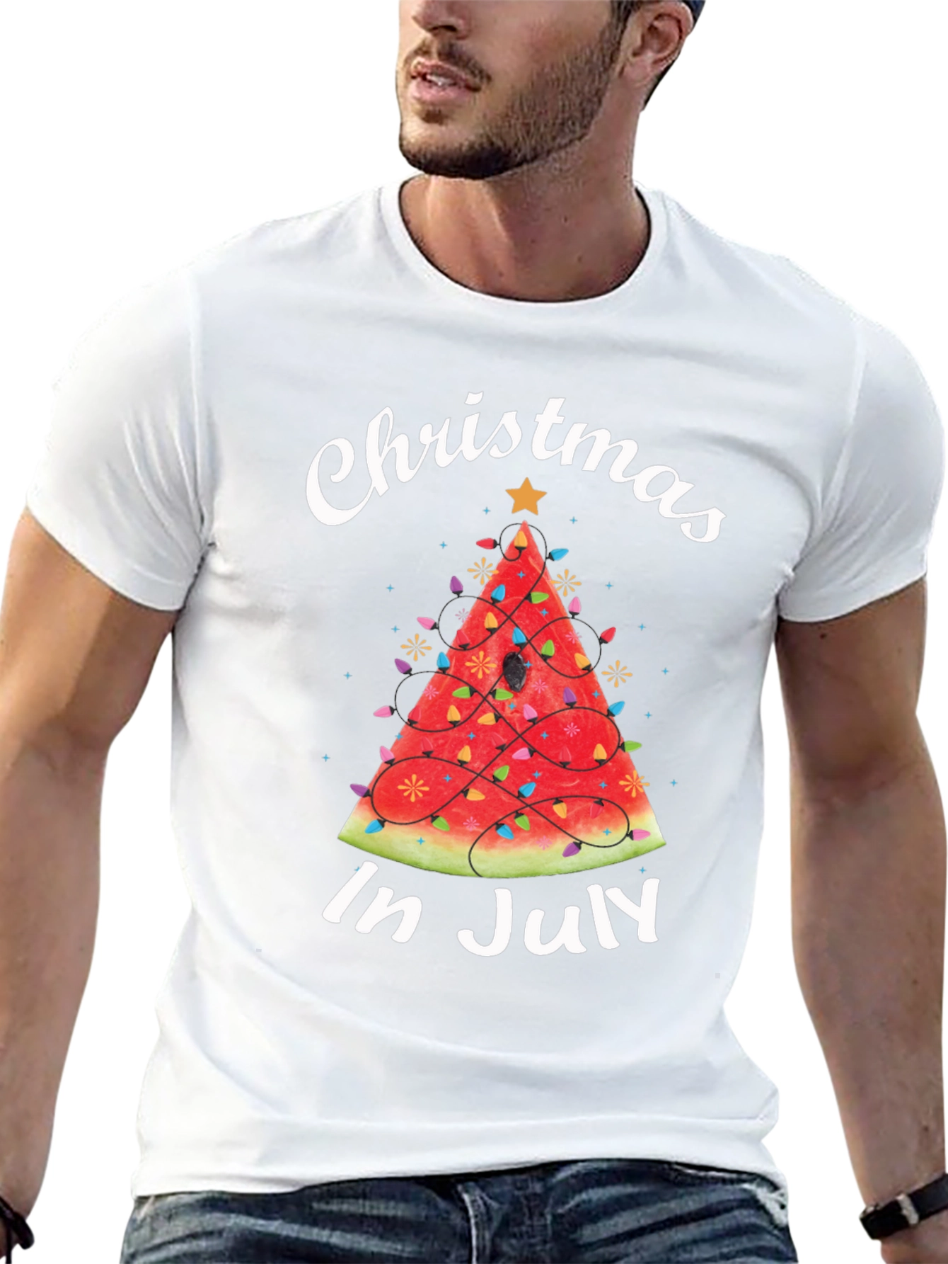 Christmas in July Watermelon T-Shirt