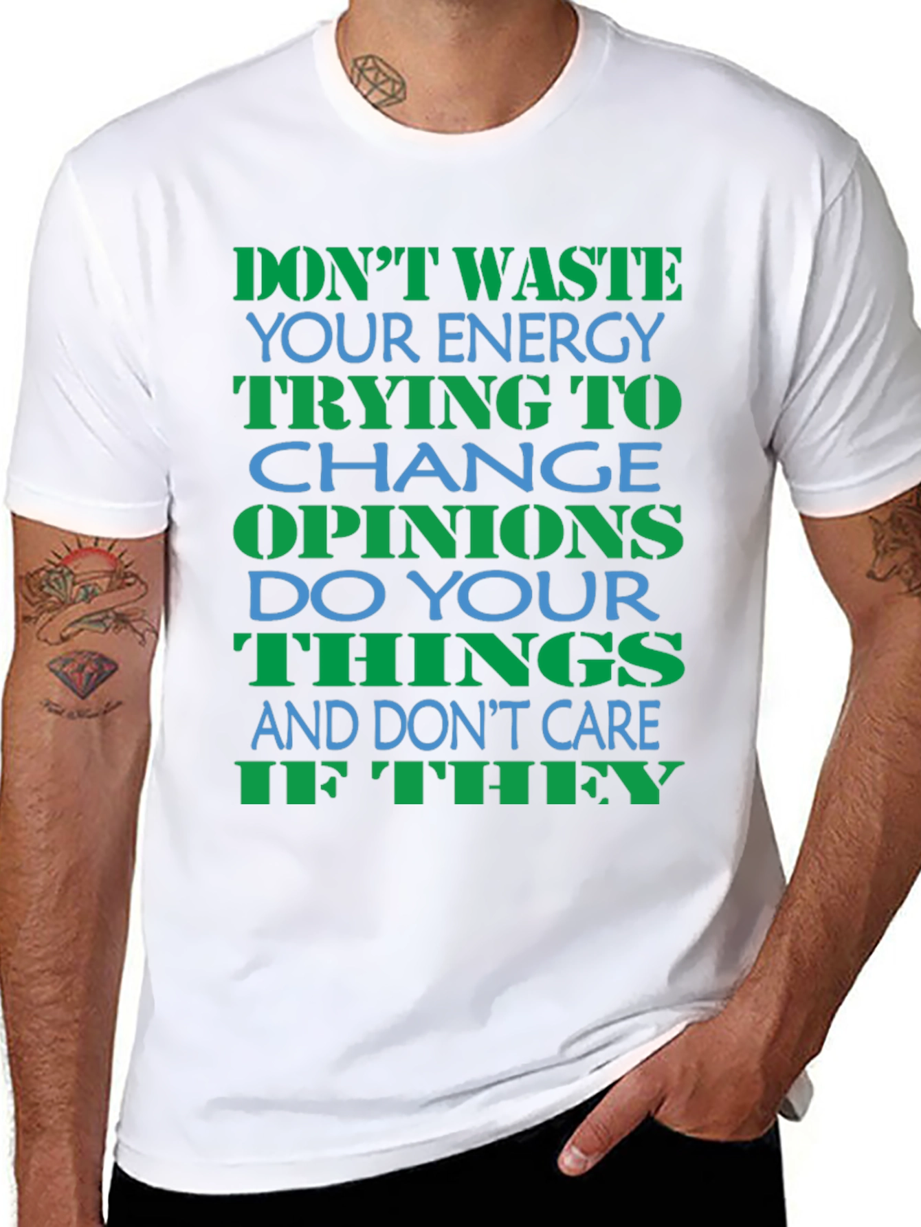 Dont Waste Energy Graphic Tee