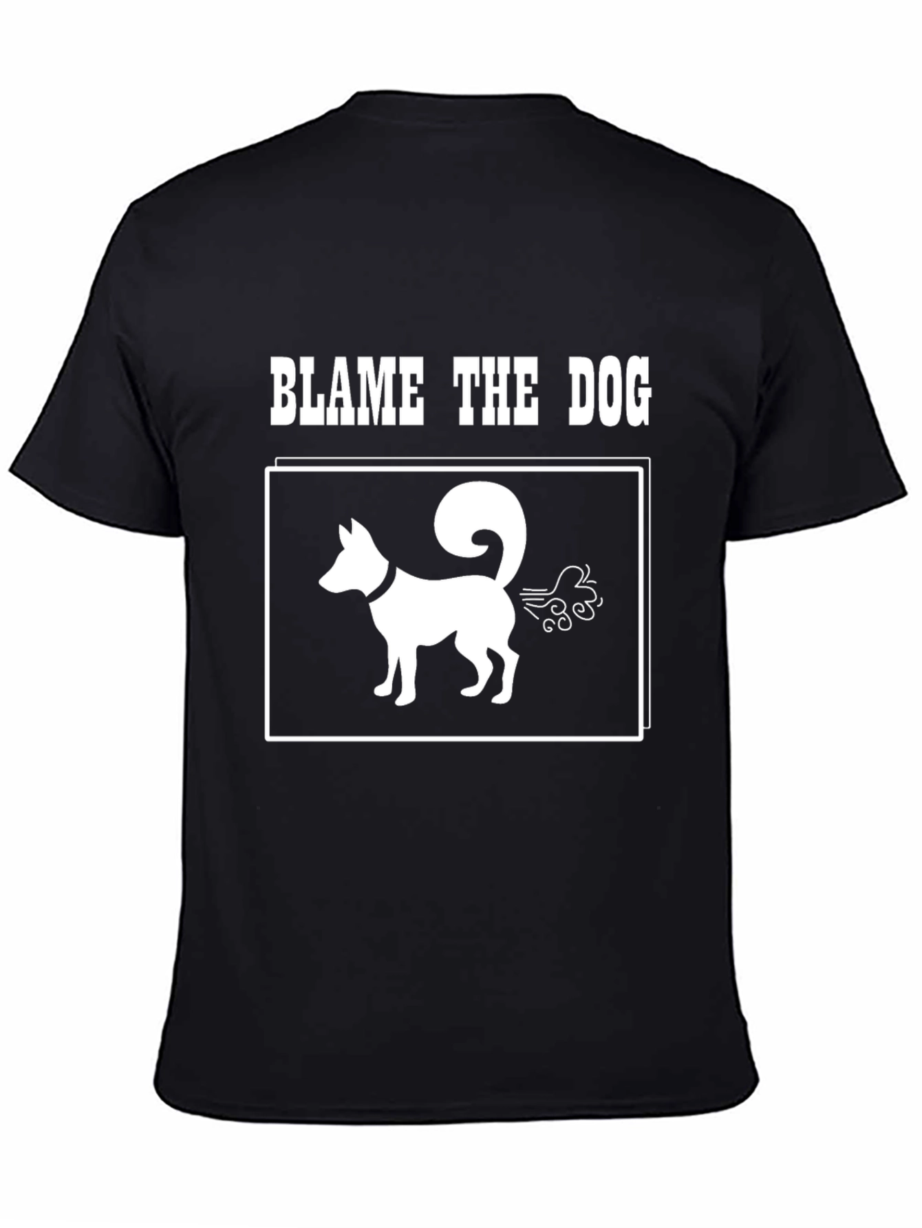 Blame the Dog Graphic T-Shirt - Novelty Tee