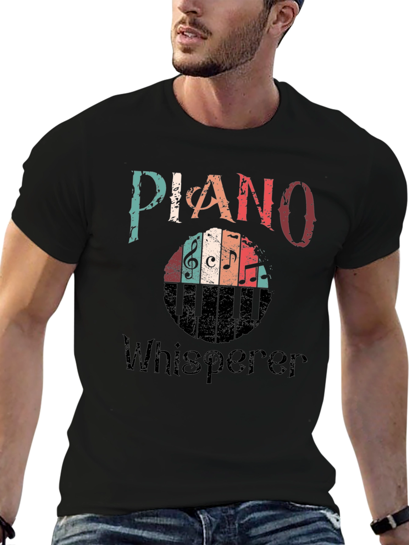 Piano Whisperer Graphic Tee