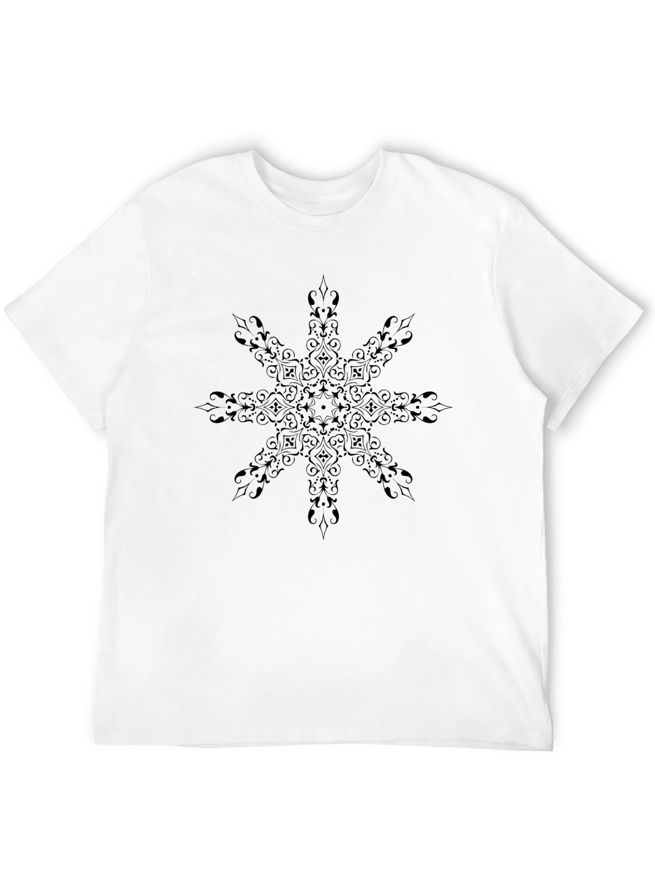 Elegant Black Graphic Tee