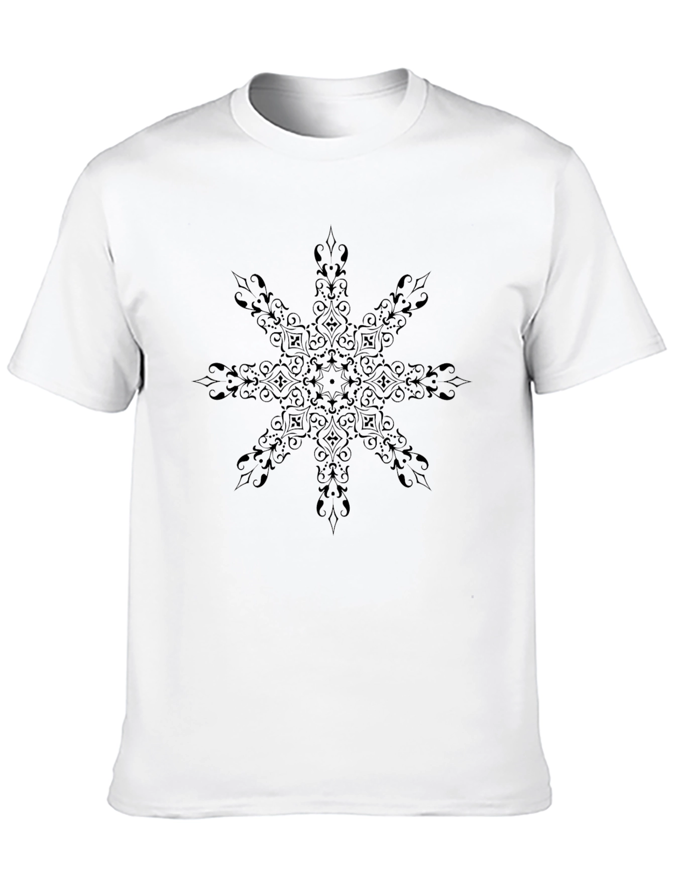 Elegant Black Graphic Tee