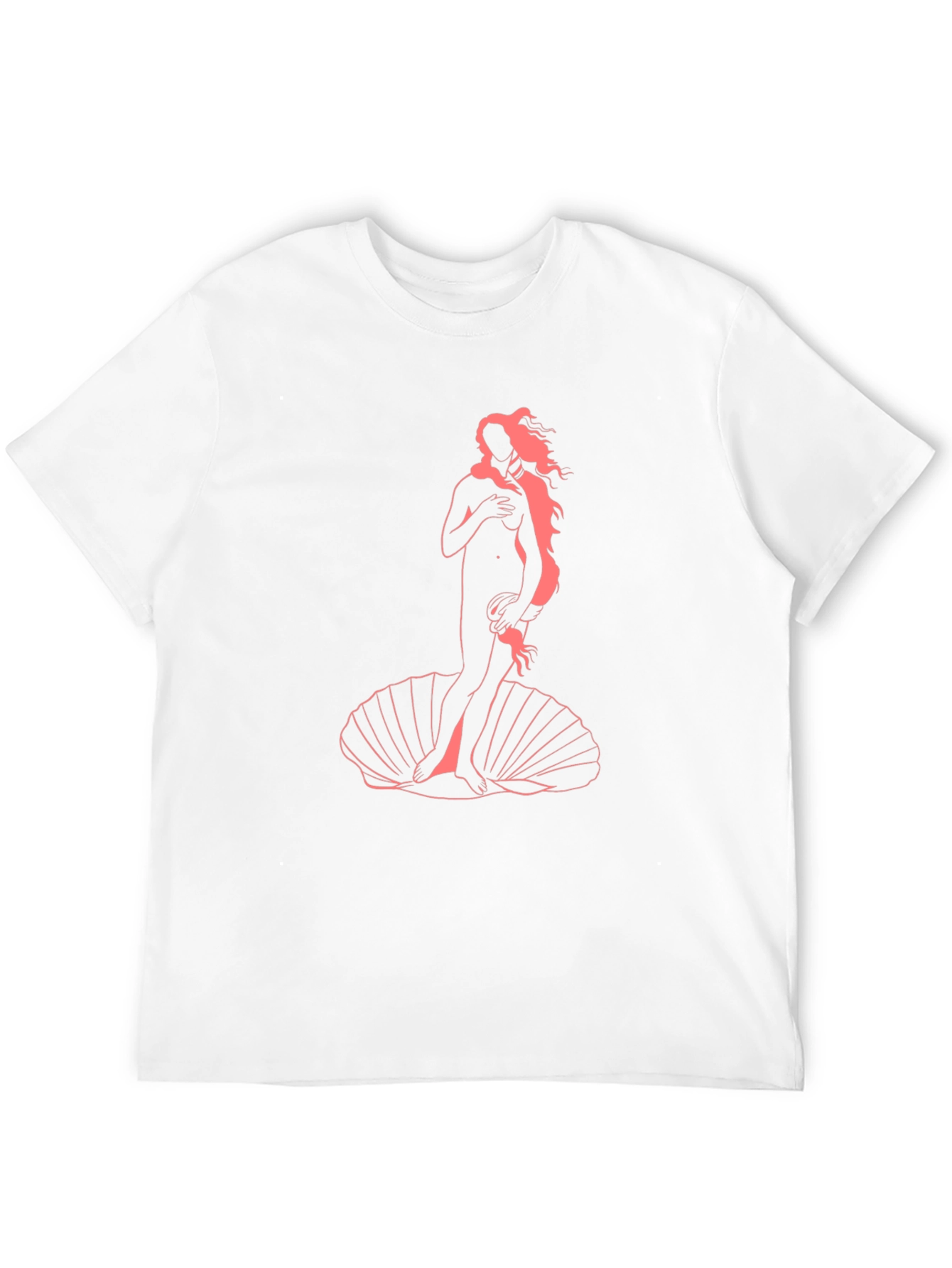 Birth of Venus Graphic Tee - Black Cotton T-Shirt
