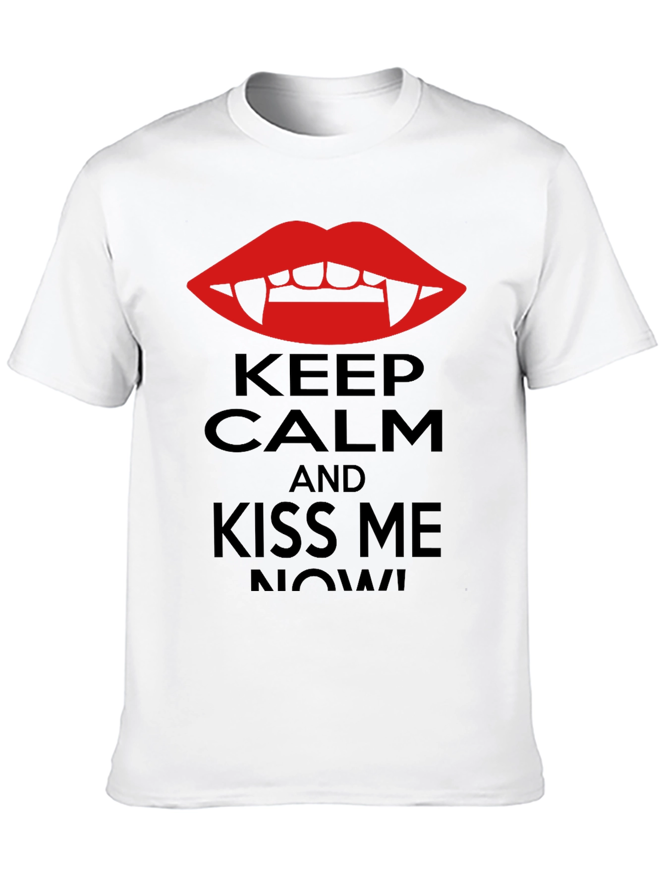 Keep Calm Vampire Kiss Me Now! T-Shirt