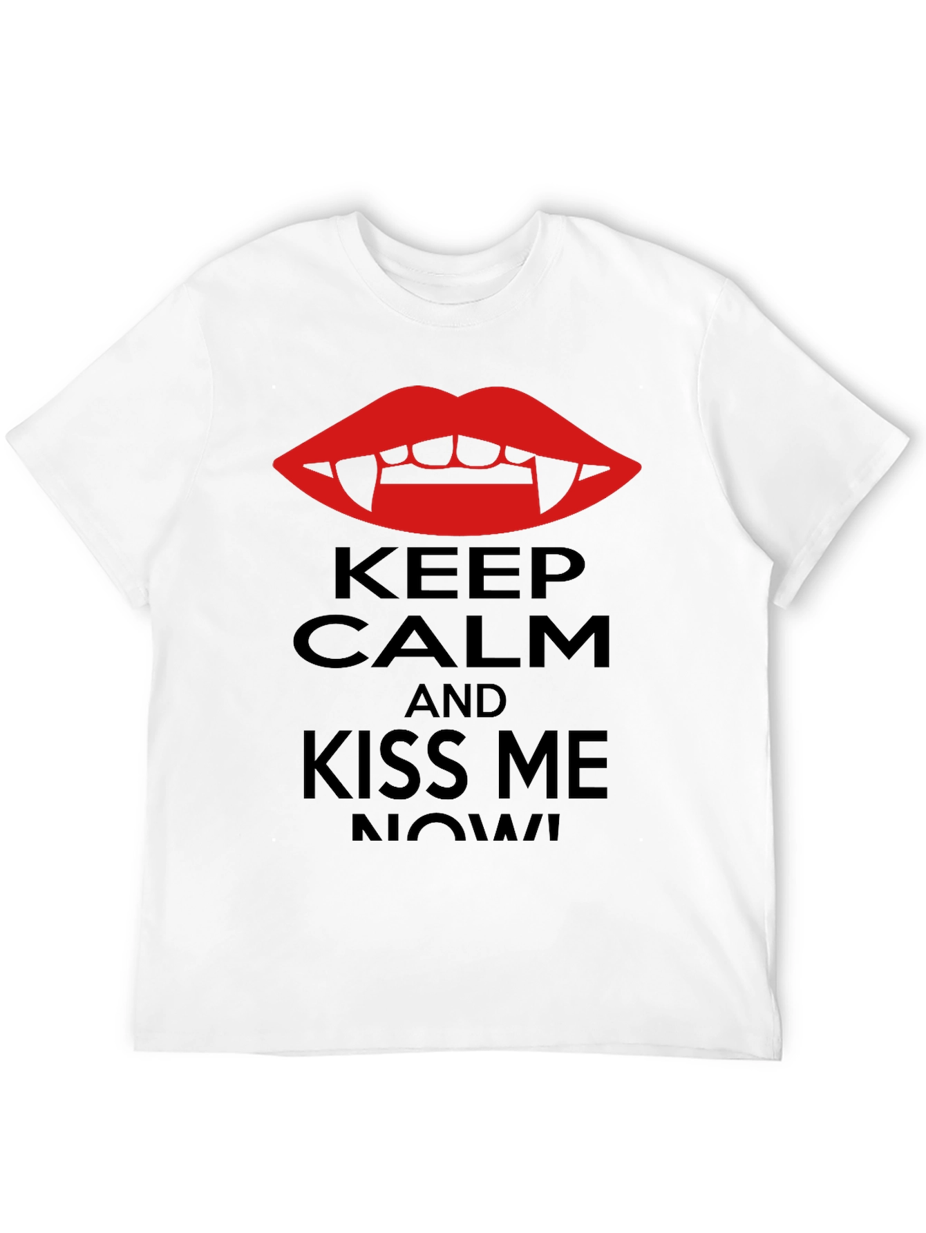Keep Calm Vampire Kiss Me Now! T-Shirt