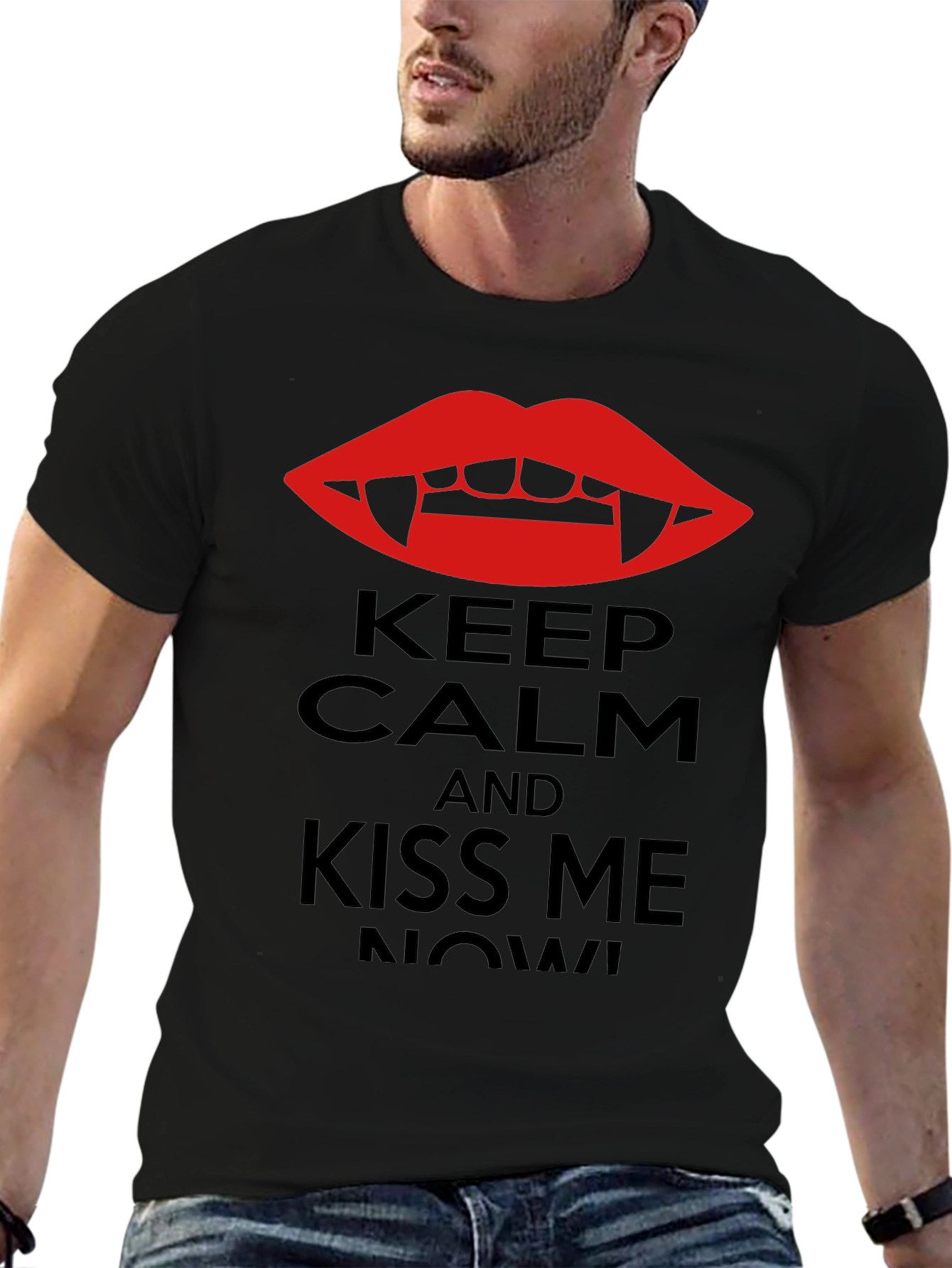 Keep Calm Vampire Kiss Me Now! T-Shirt