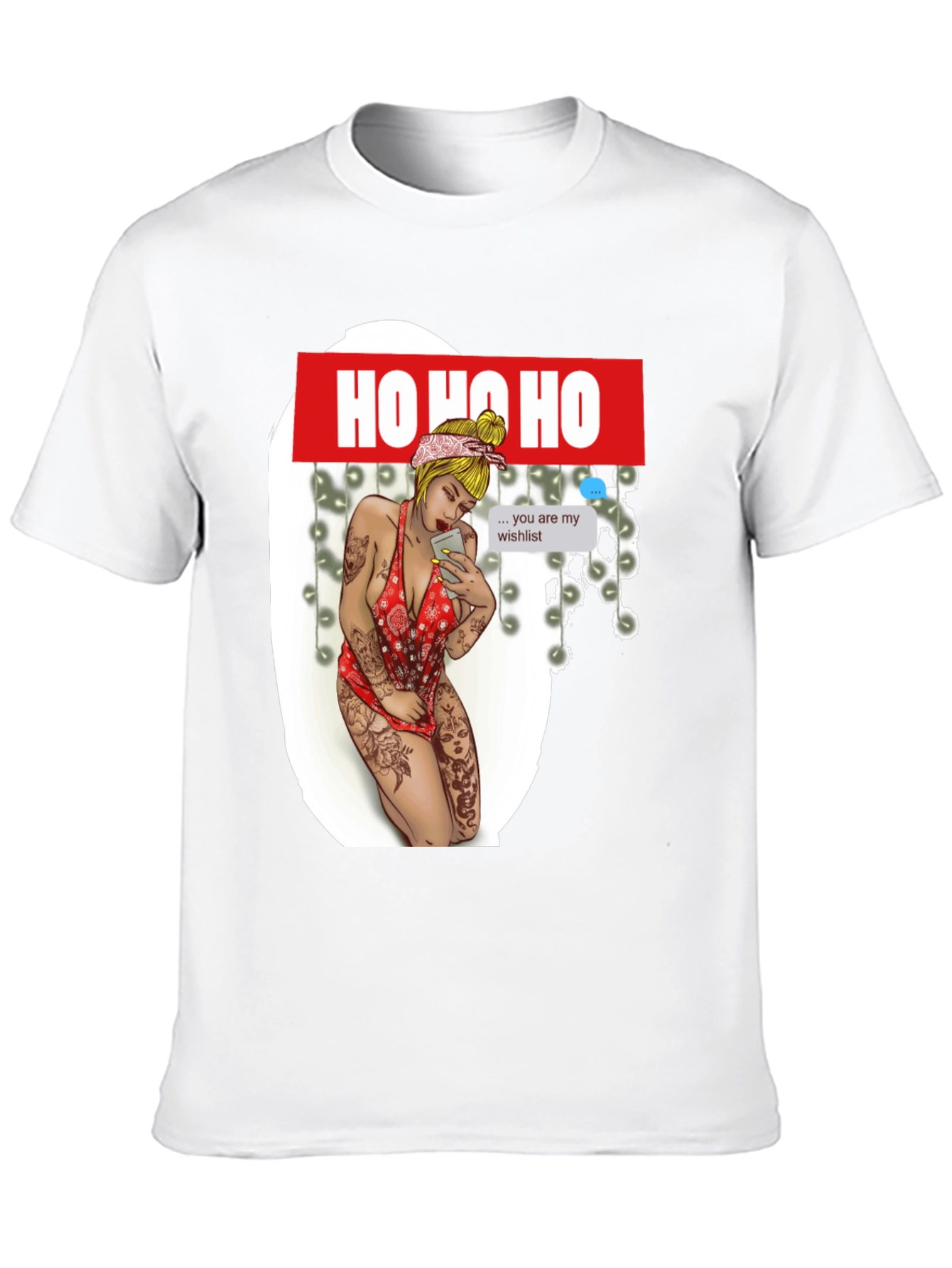 Ho Ho Ho Christmas Wishlist Graphic Tee