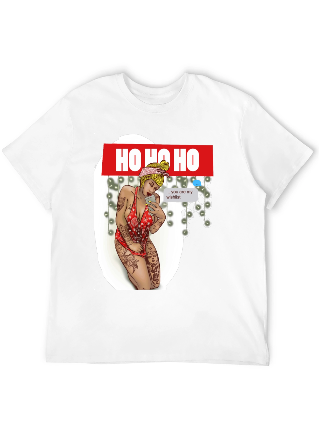 Ho Ho Ho Christmas Wishlist Graphic Tee