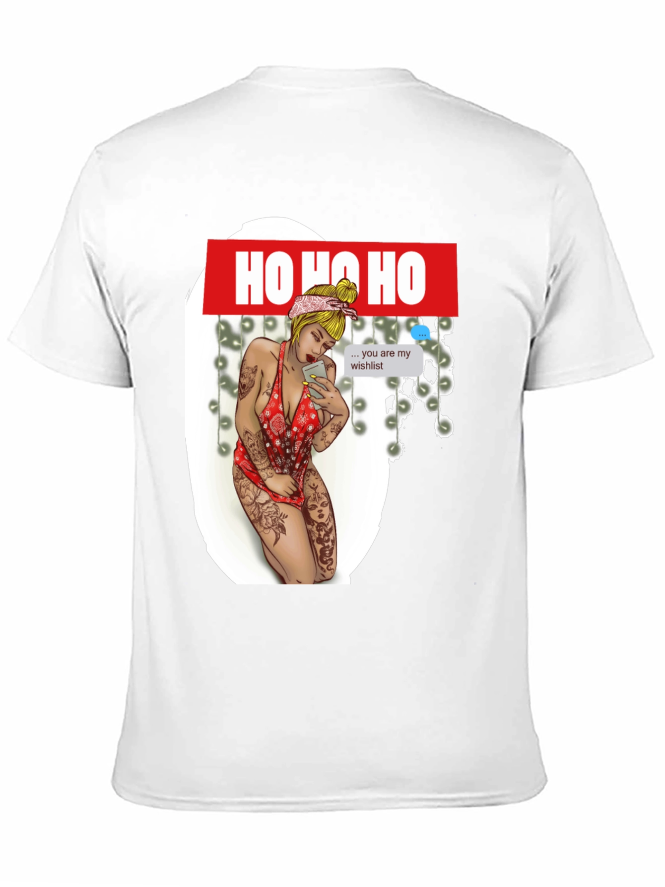 Ho Ho Ho Christmas Wishlist Graphic Tee