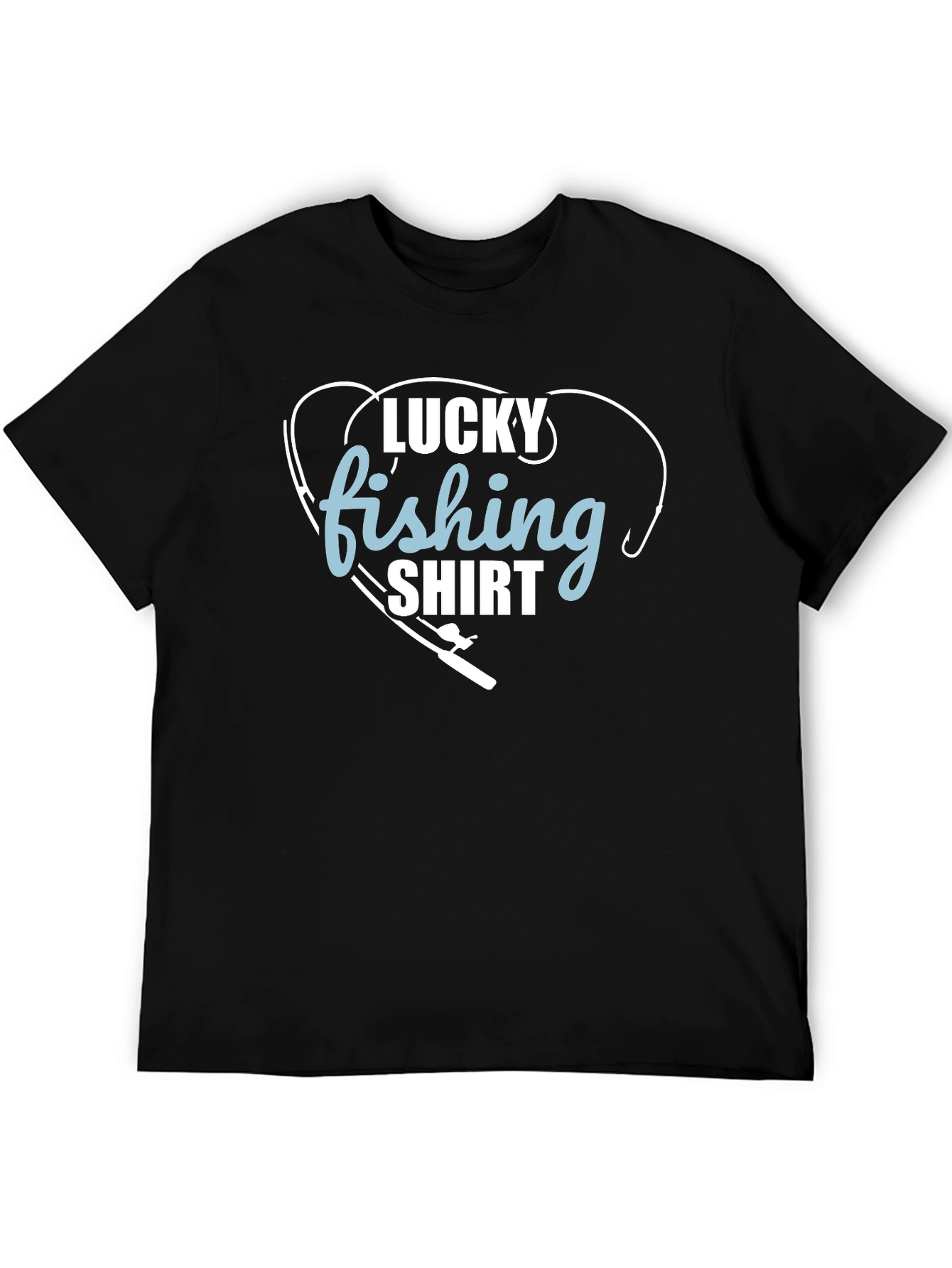 Lucky Fishing Shirt - Mens Graphic Tee