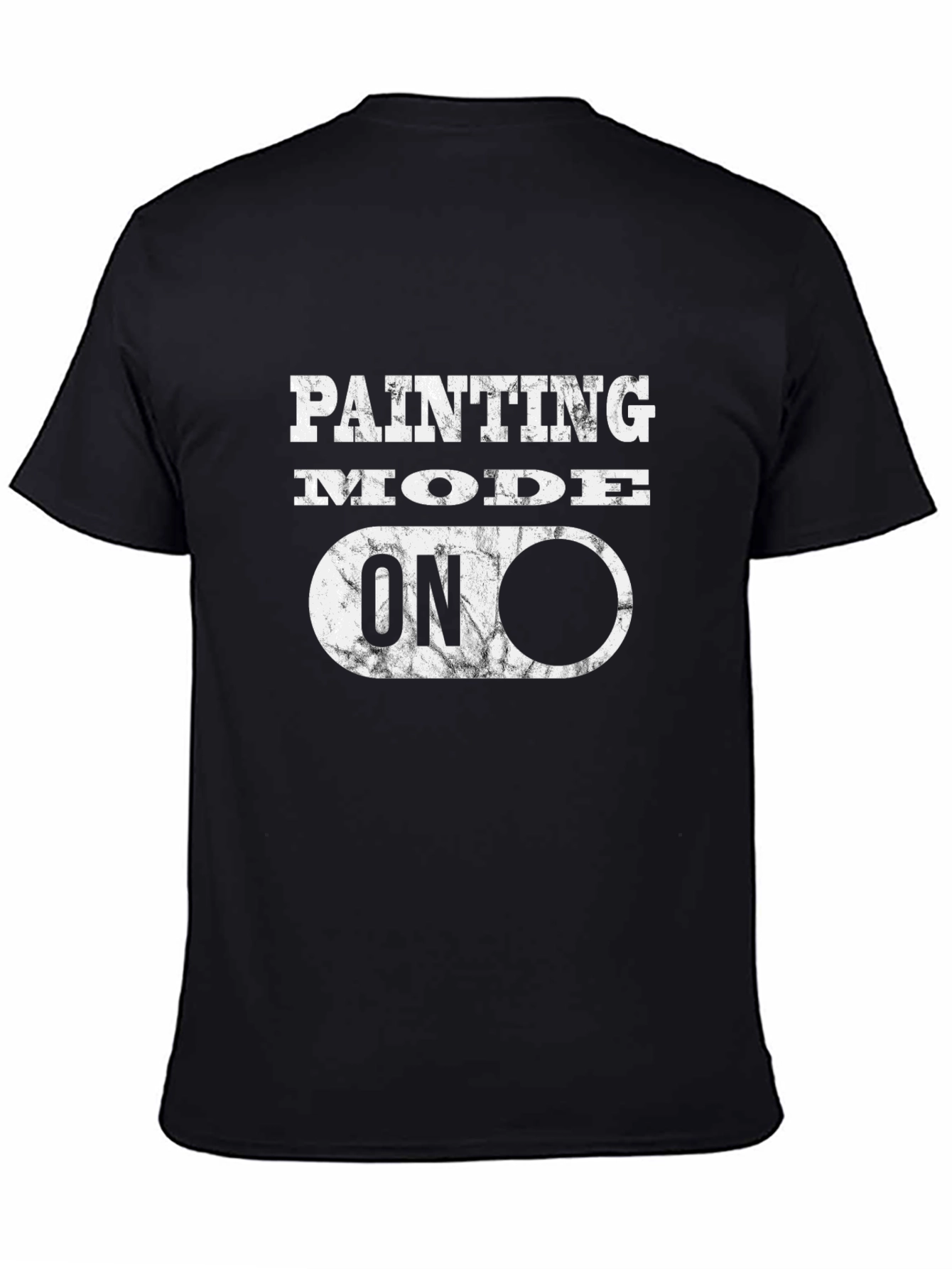 Painting Mode On Black T-Shirt