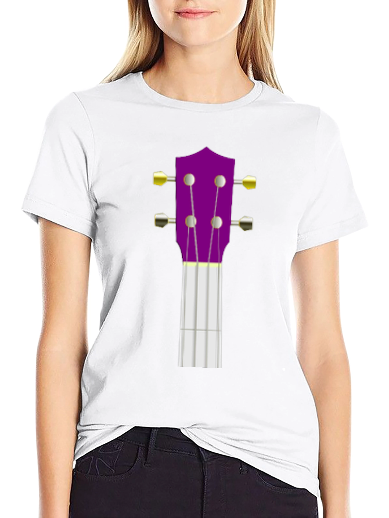 Ukulele Graphic Tee - Musical Instrument T-Shirt