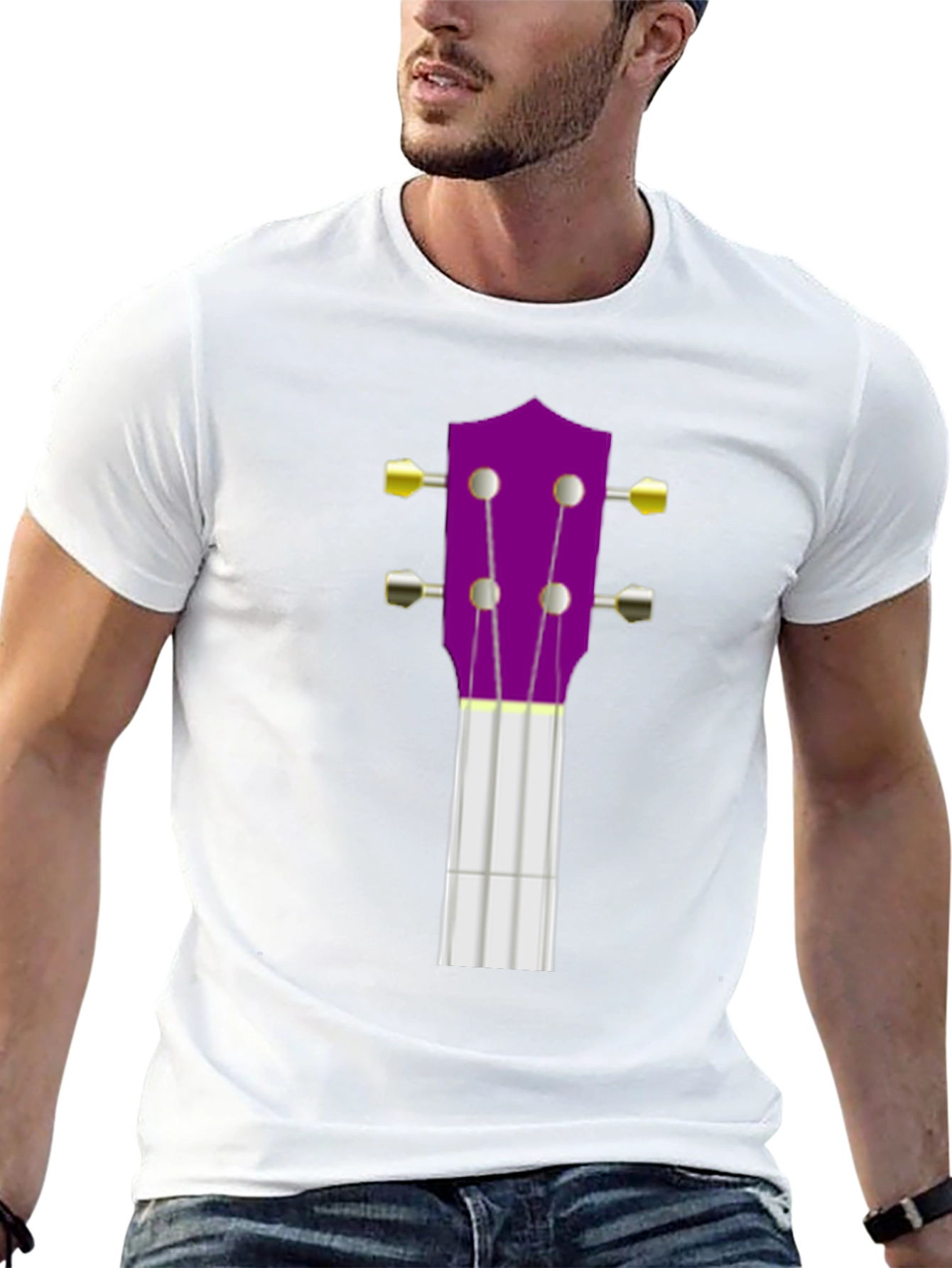 Ukulele Graphic Tee - Musical Instrument T-Shirt