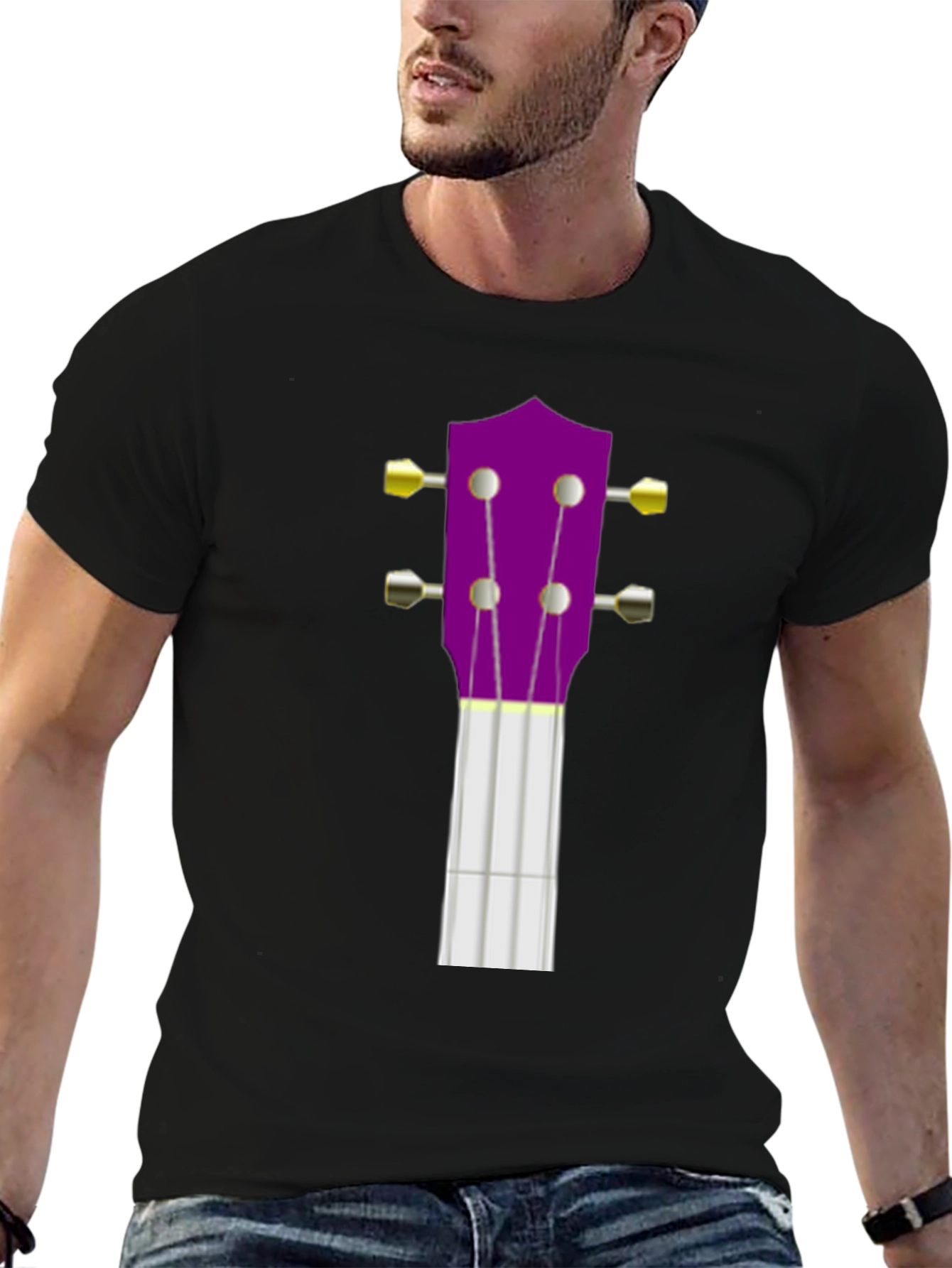 Ukulele Graphic Tee - Musical Instrument T-Shirt