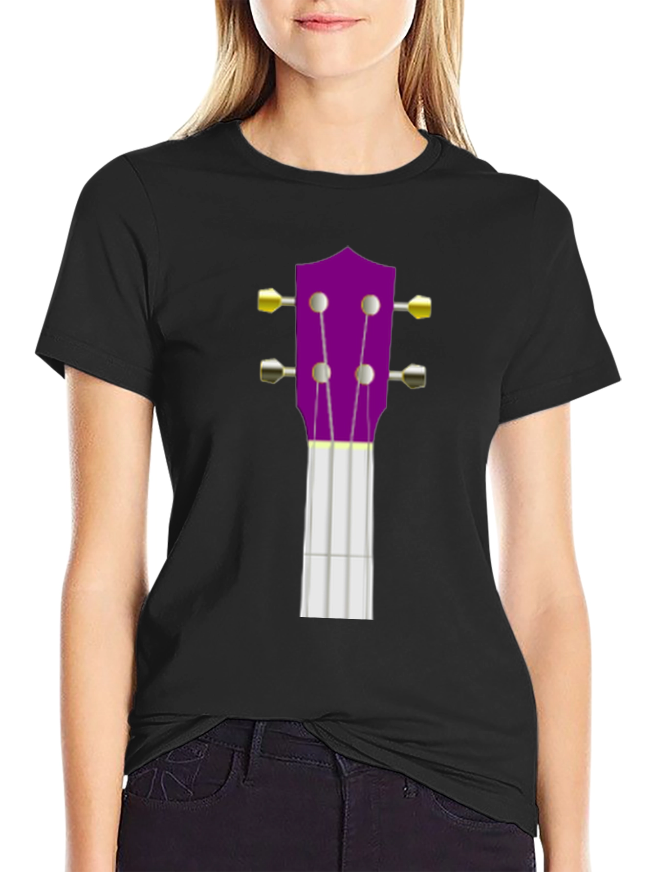Ukulele Graphic Tee - Musical Instrument T-Shirt