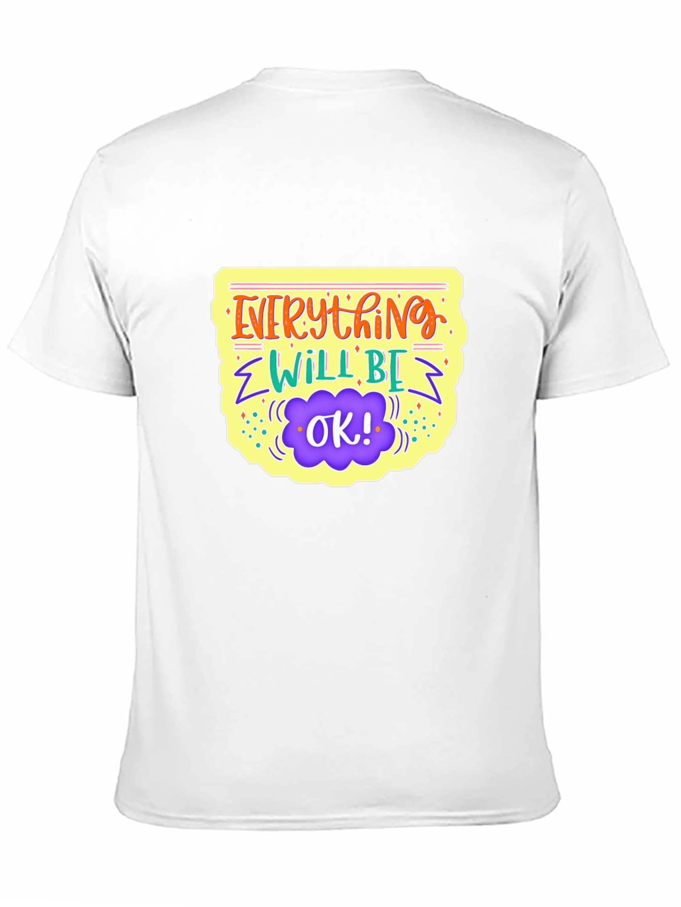 Everything Will Be Ok Black Graphic Tee