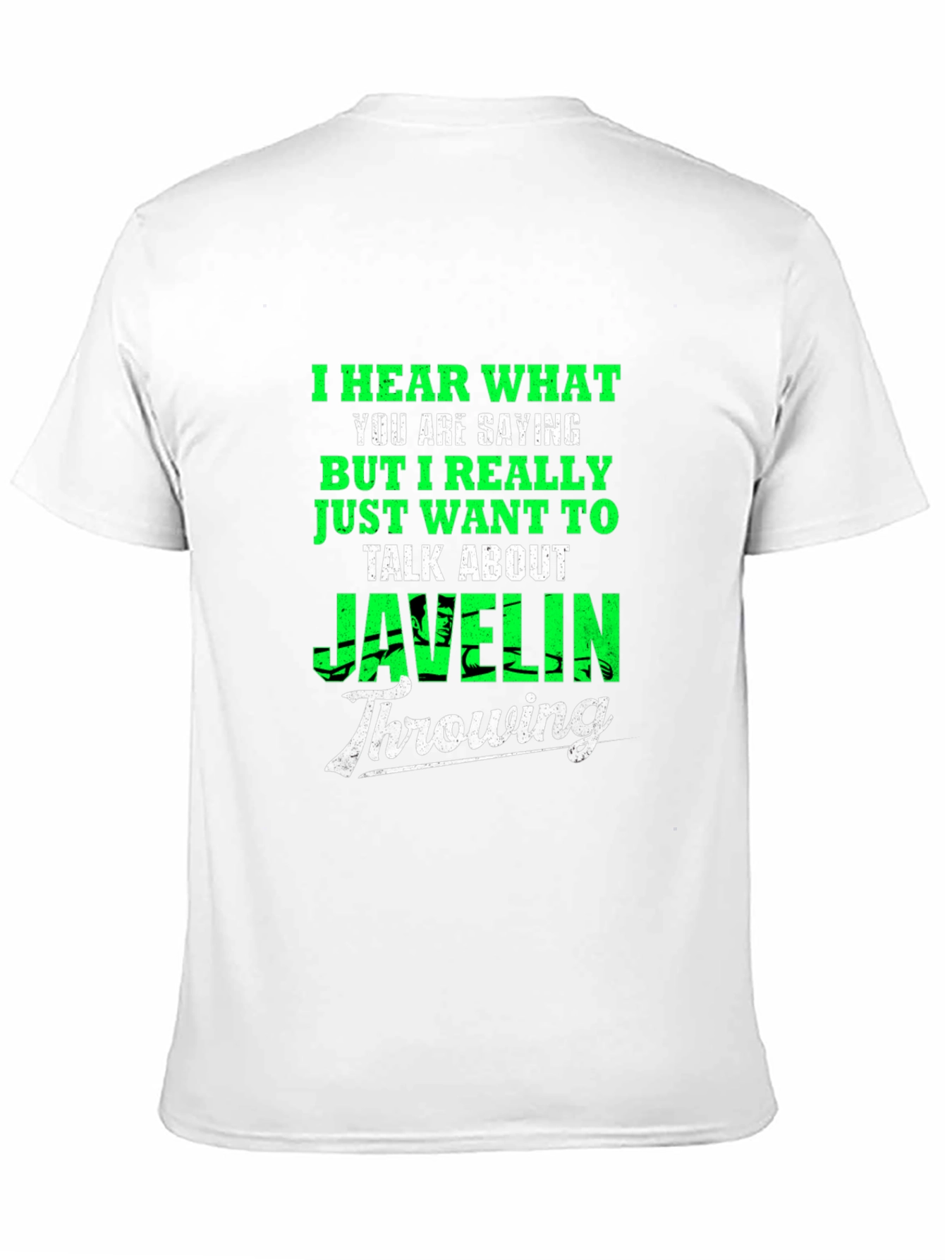 Javelin Throwing T-Shirt - Talk About Javelin Tee