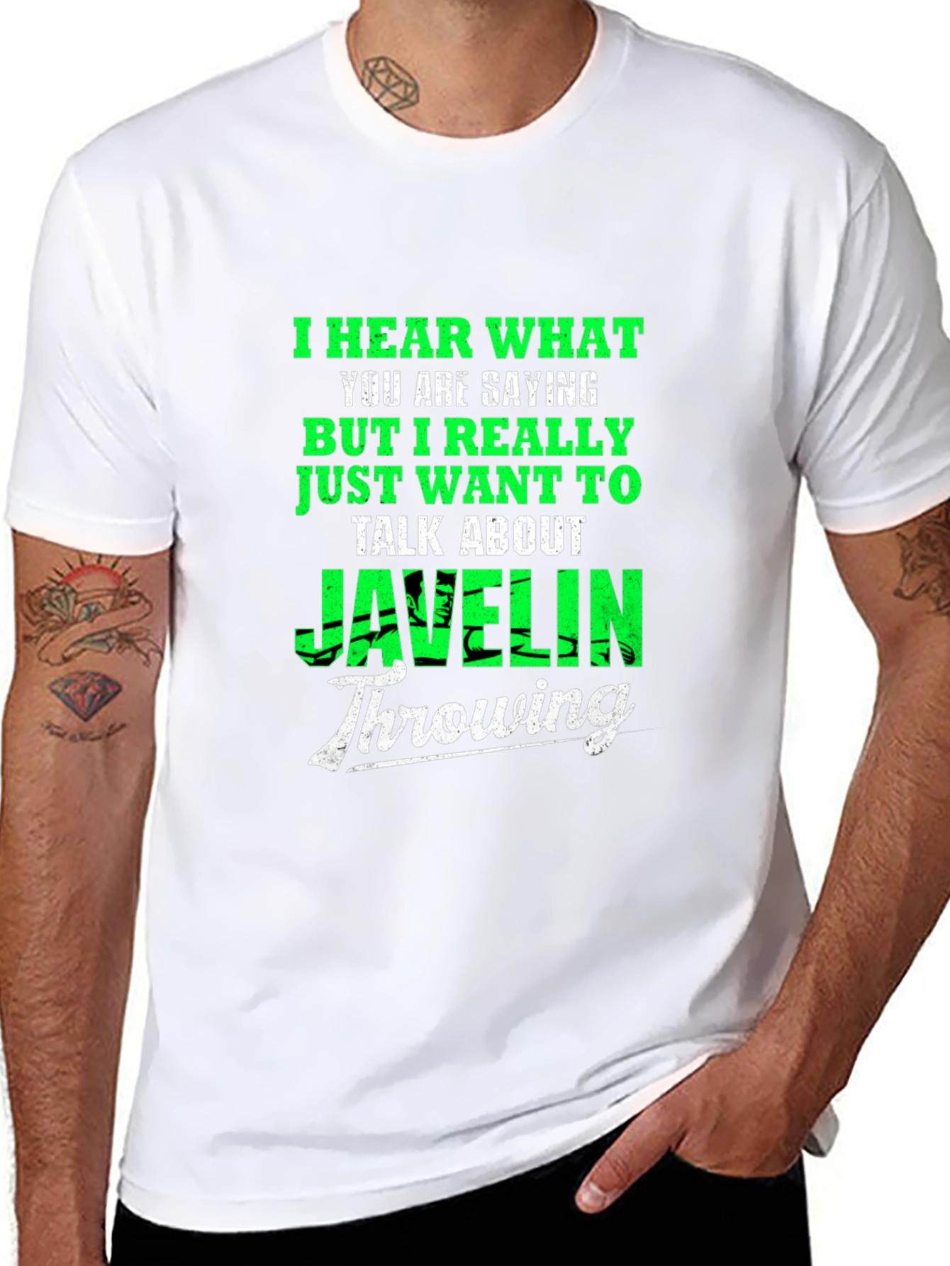 Javelin Throwing T-Shirt - Talk About Javelin Tee