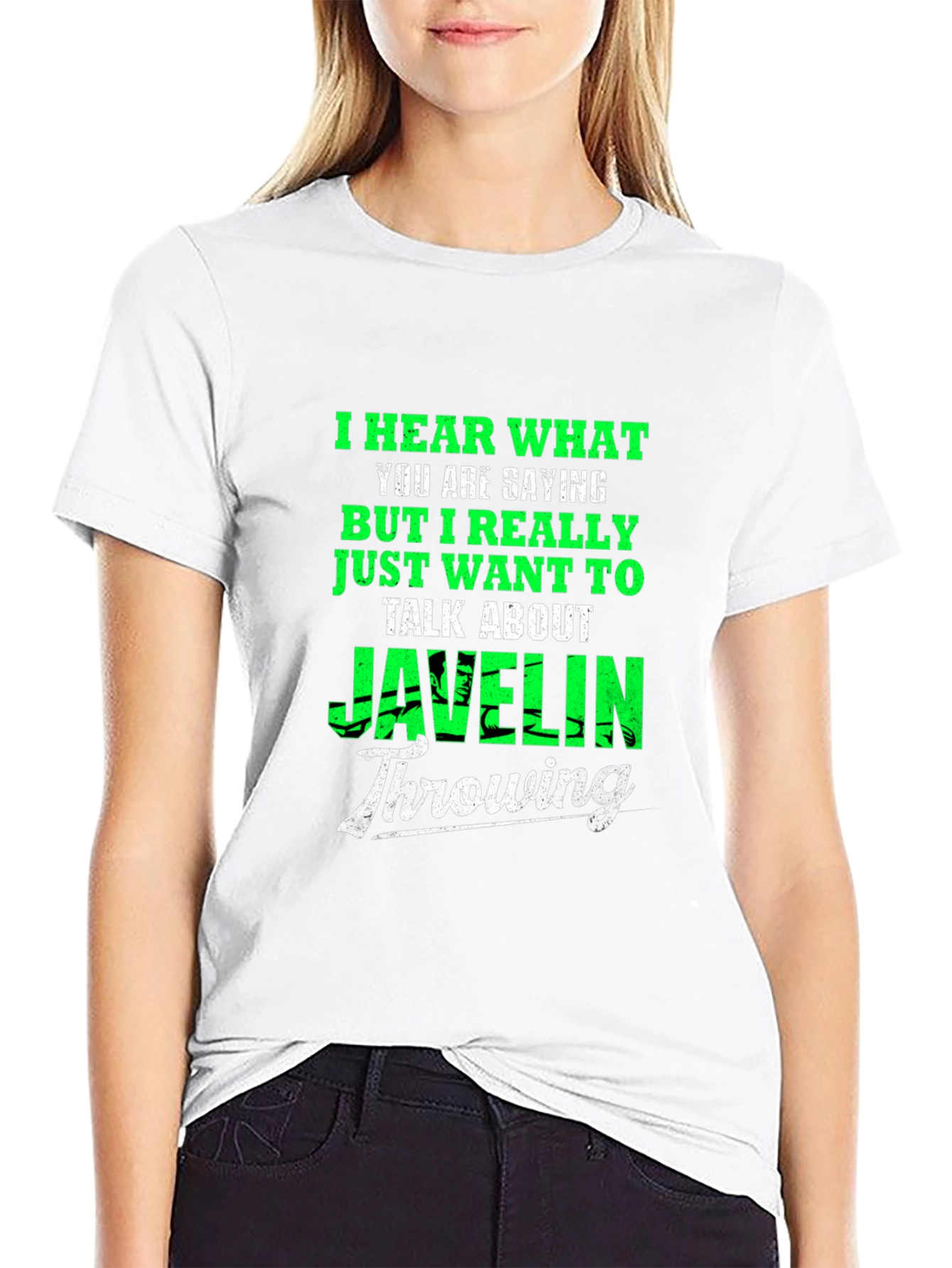 Javelin Throwing T-Shirt - Talk About Javelin Tee