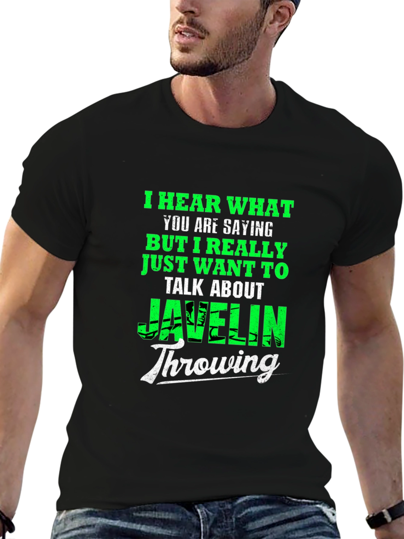 Javelin Throwing T-Shirt - Talk About Javelin Tee