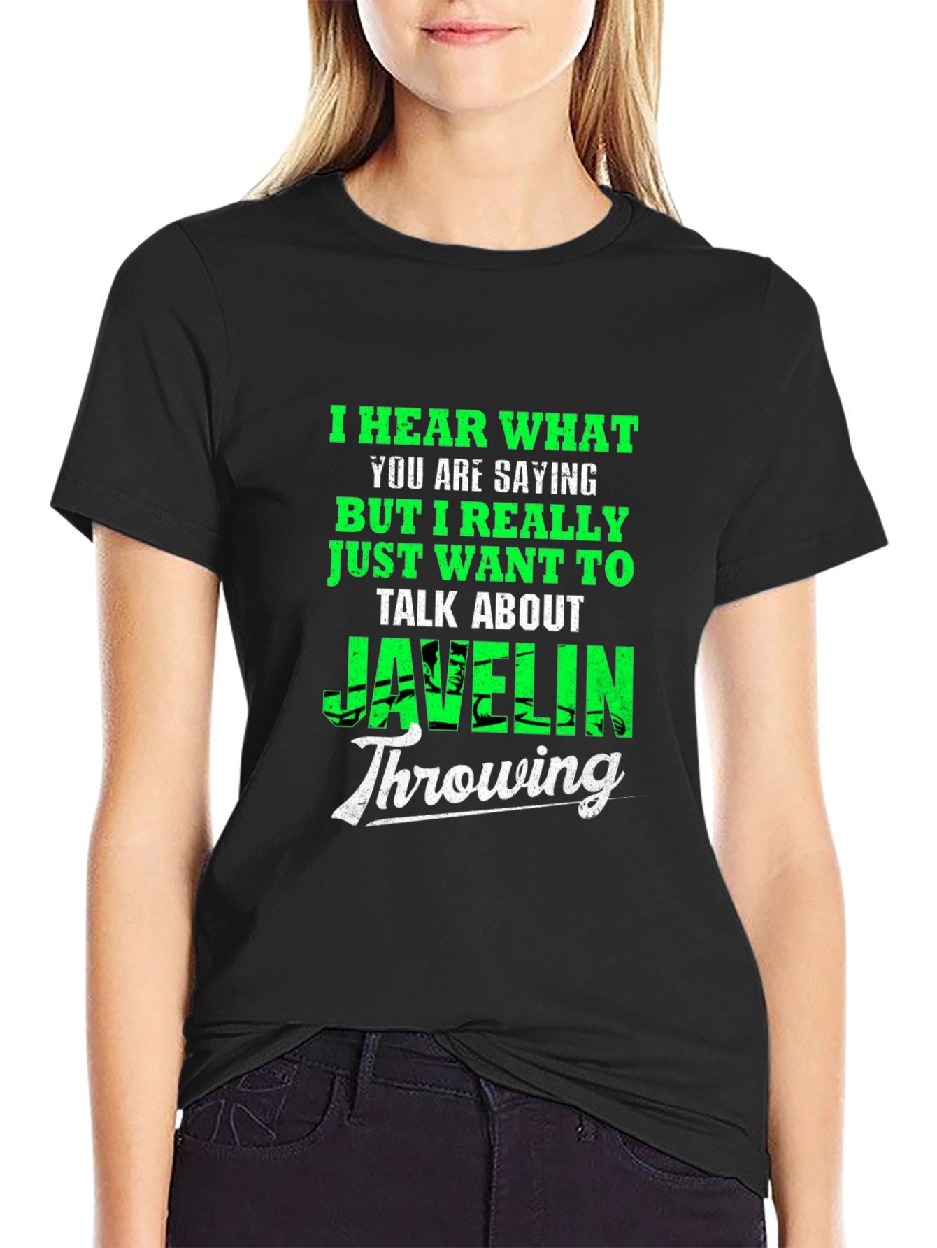 Javelin Throwing T-Shirt - Talk About Javelin Tee
