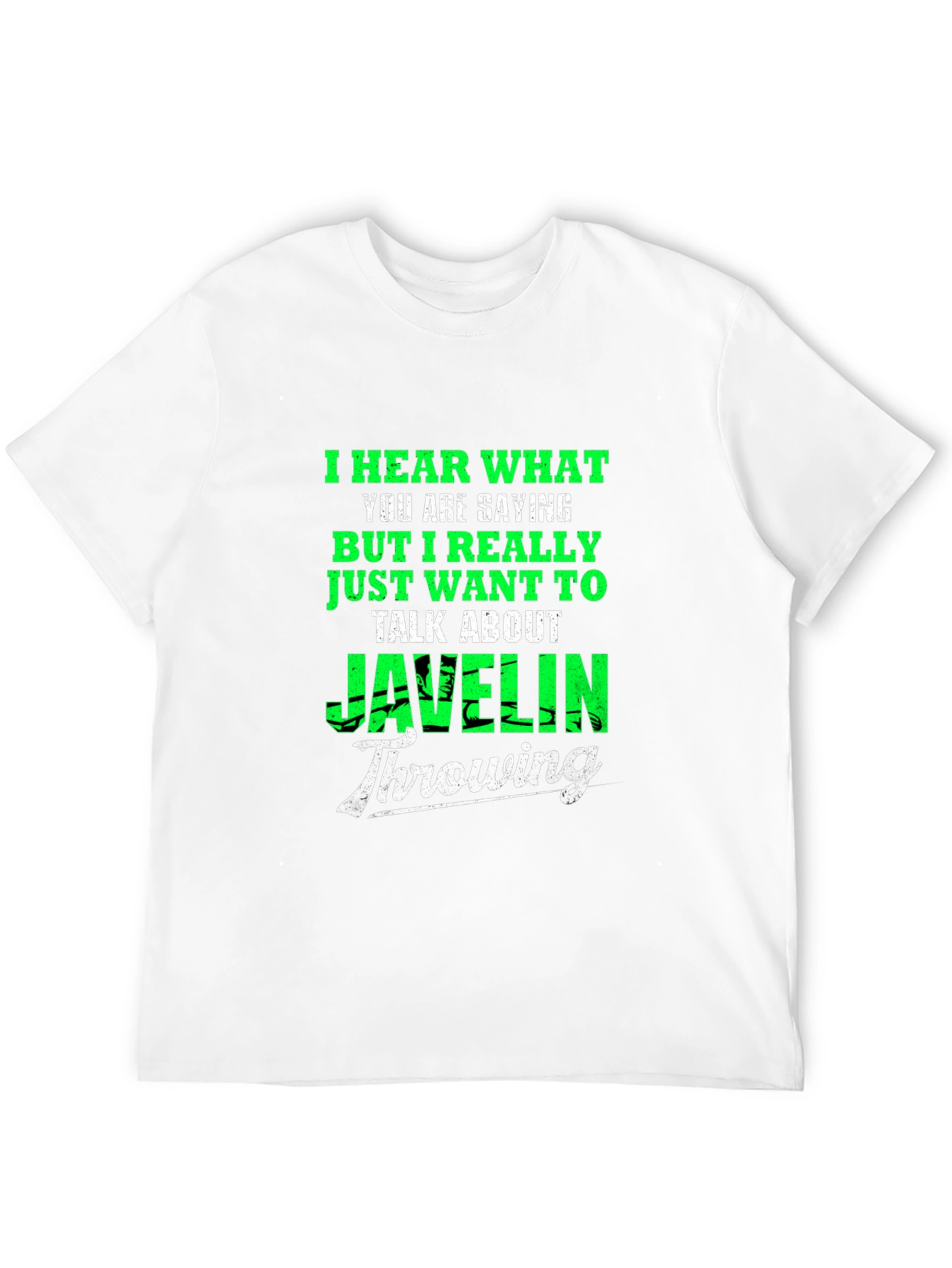 Javelin Throwing T-Shirt - Talk About Javelin Tee