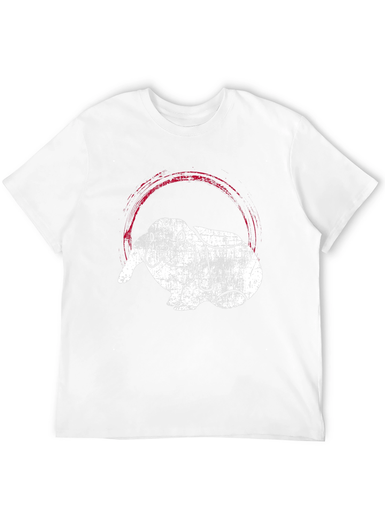 Bunny T-Shirt - Distressed Graphic Tee