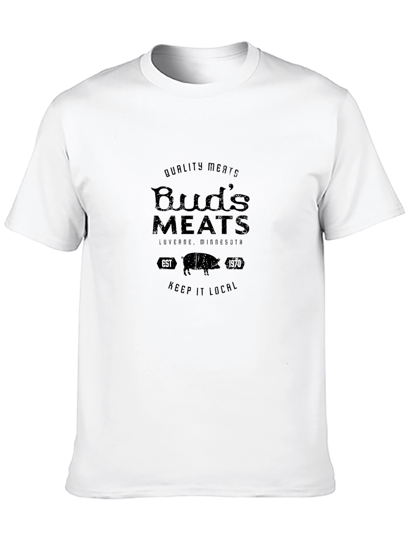 Buds Meats T-Shirt - Luverne Minnesota