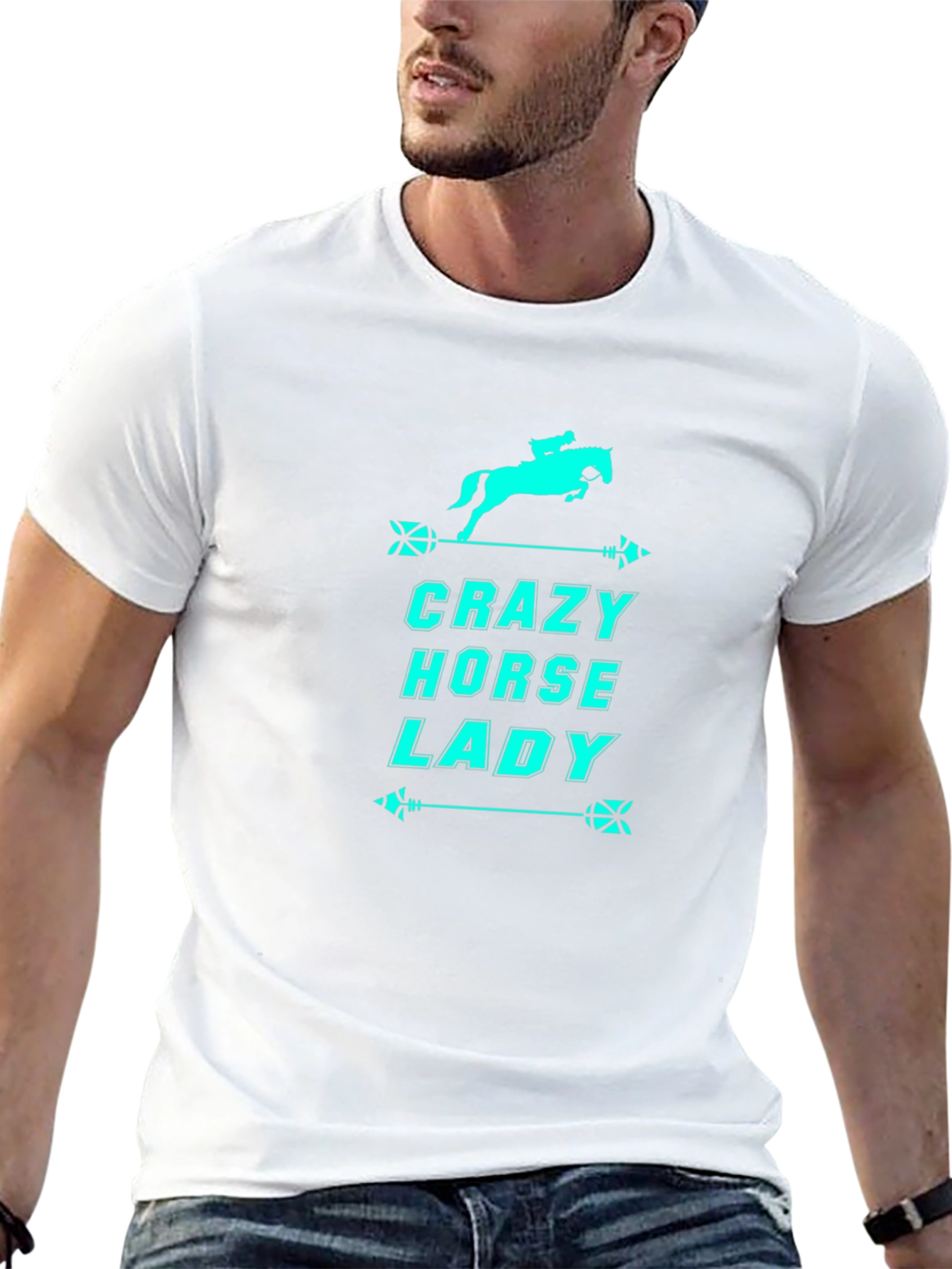 Crazy Horse Lady Graphic T-Shirt