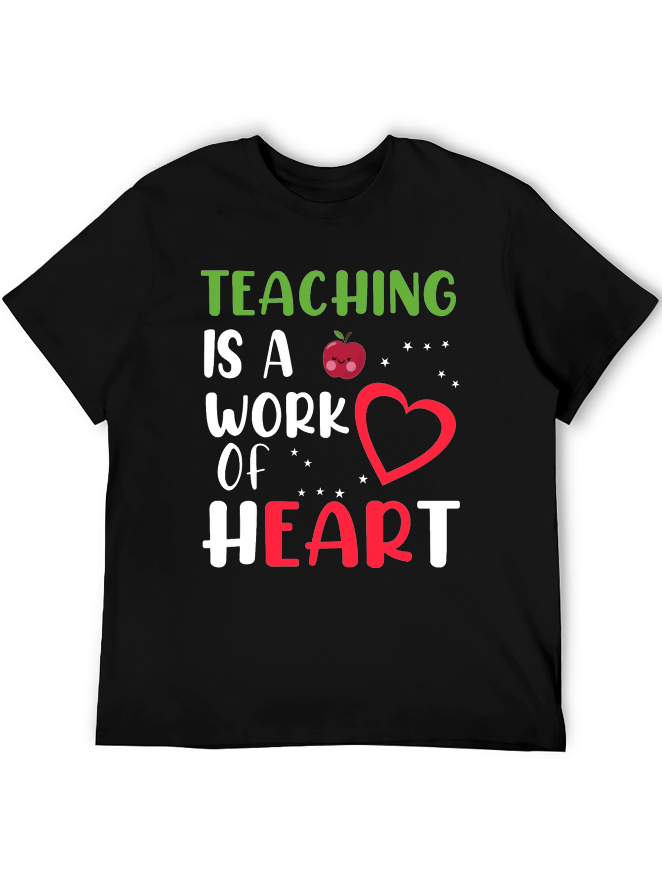 Teaching is a Work of Heart Graphic Tee