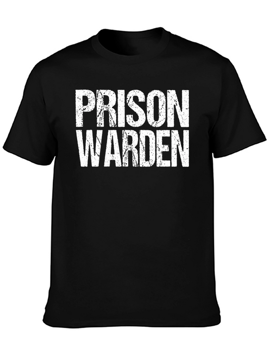 Prison Warden Graphic T-Shirt