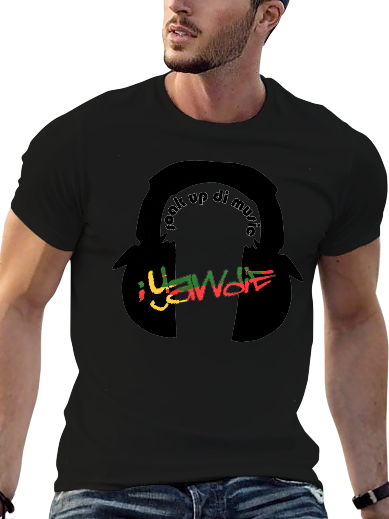 Soak Up Di Music Black T-Shirt