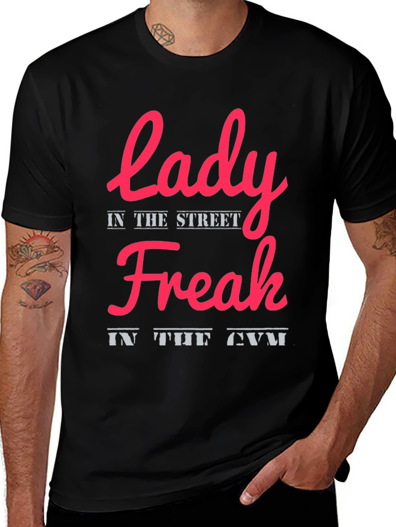 Lady Freak T-Shirt: Street Style Meets Gym Life