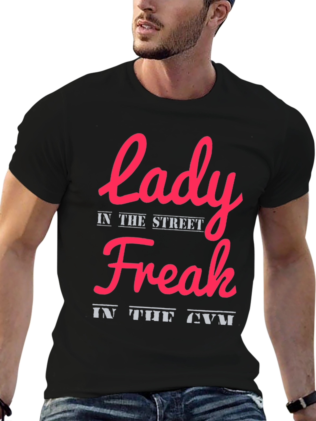 Lady Freak T-Shirt: Street Style Meets Gym Life